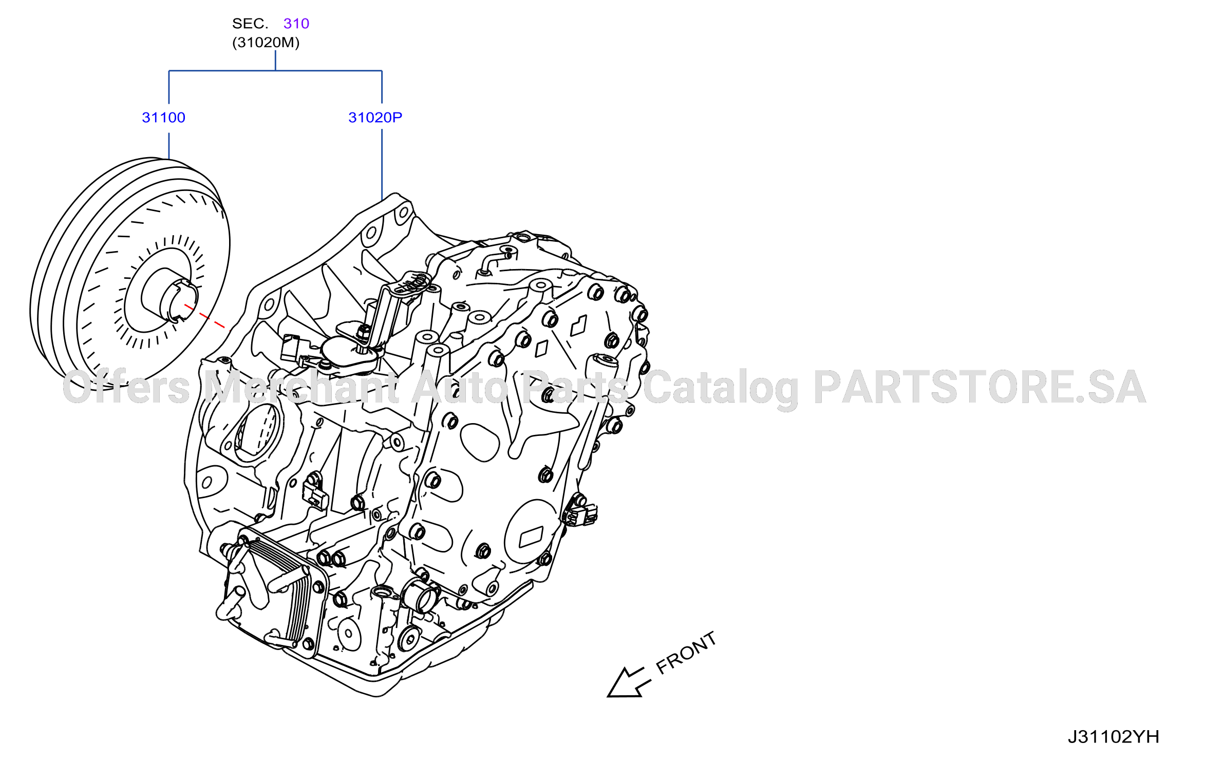 Torque Converter Housing Case T C Lessunit