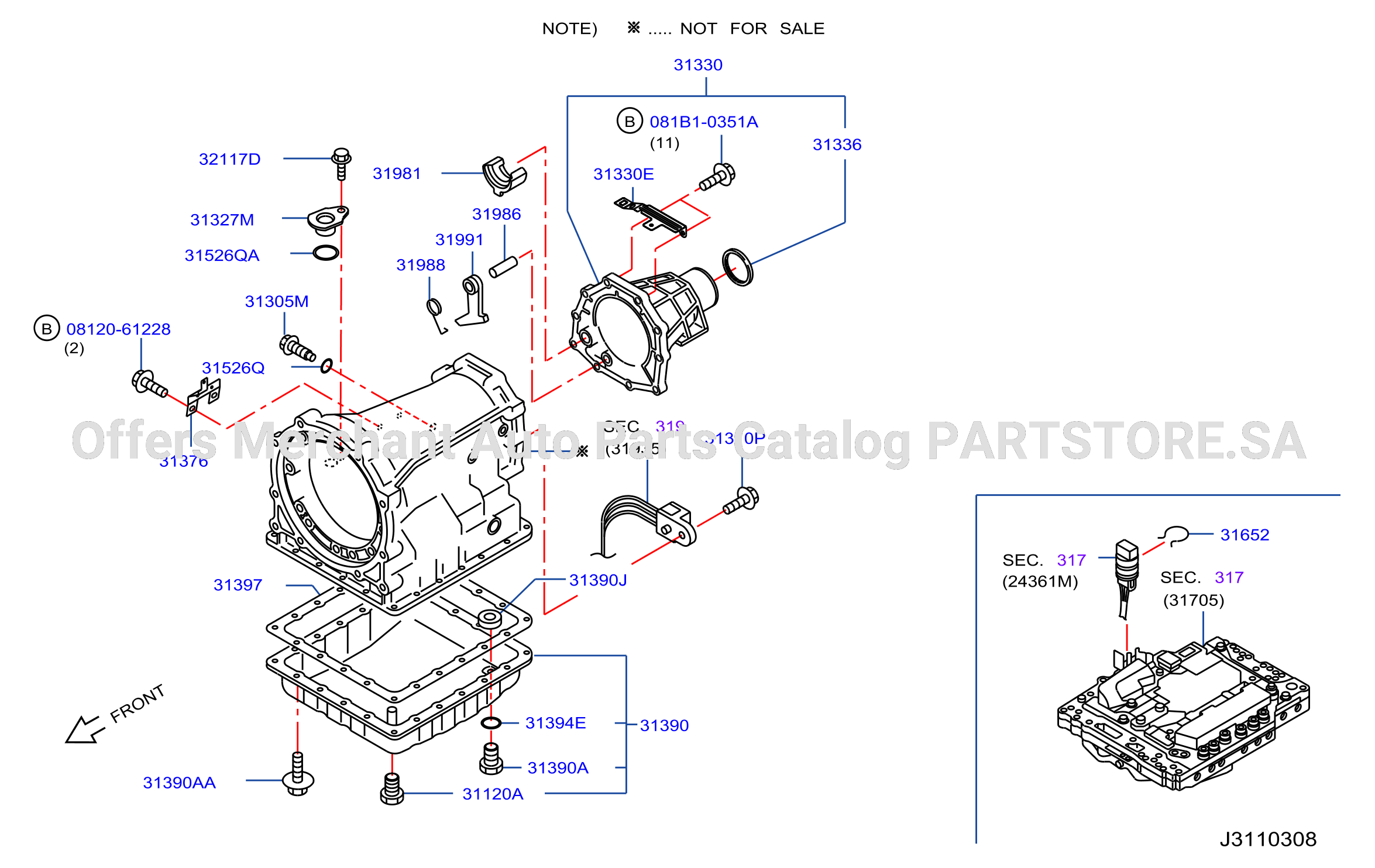 Torque Converter Housing Case Transmission Case