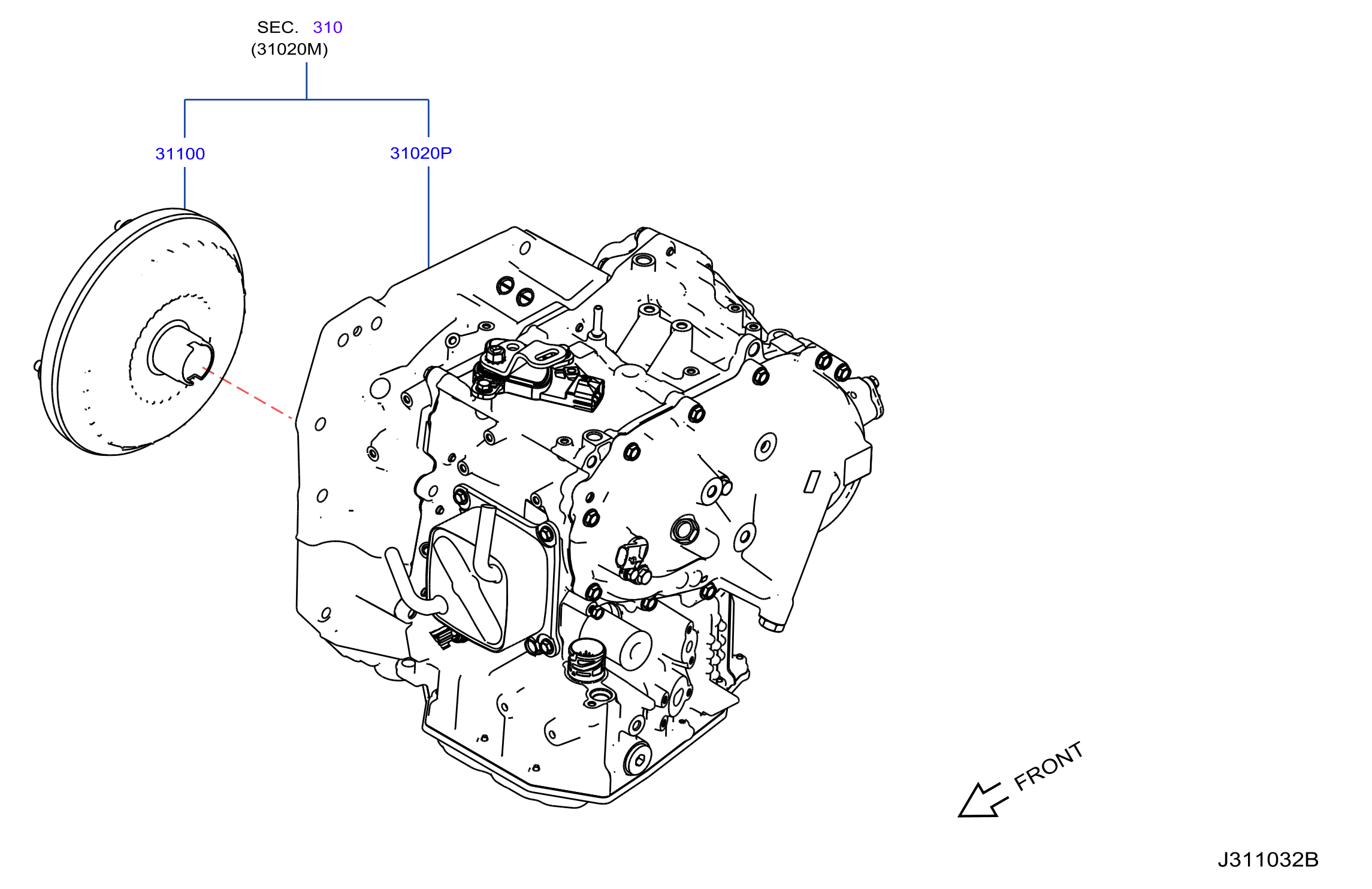 Torque Converter Housing Case T C Lessunit