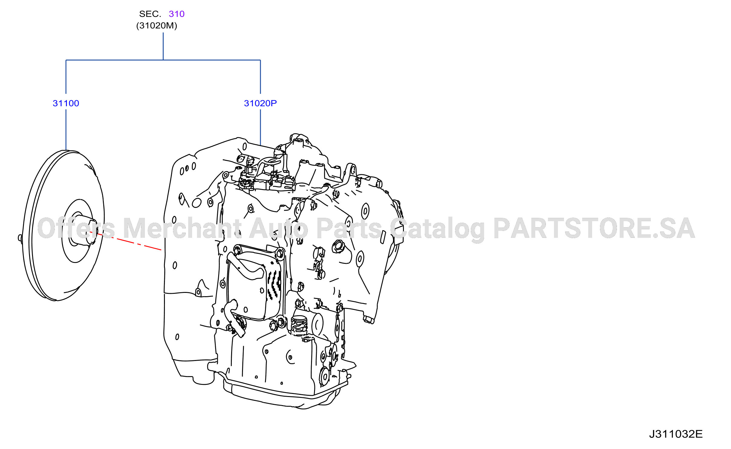 Torque Converter Housing Case T C Lessunit