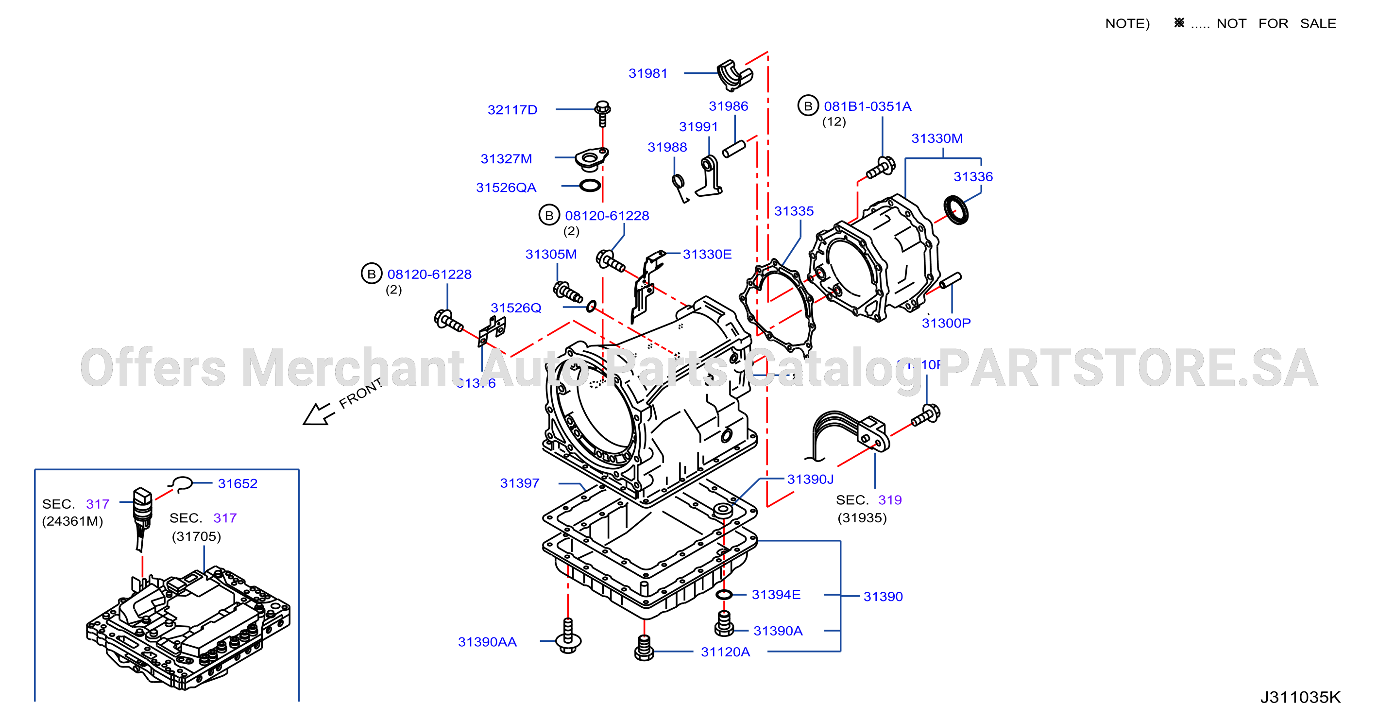 Torque Converter Housing Case Transmission Case