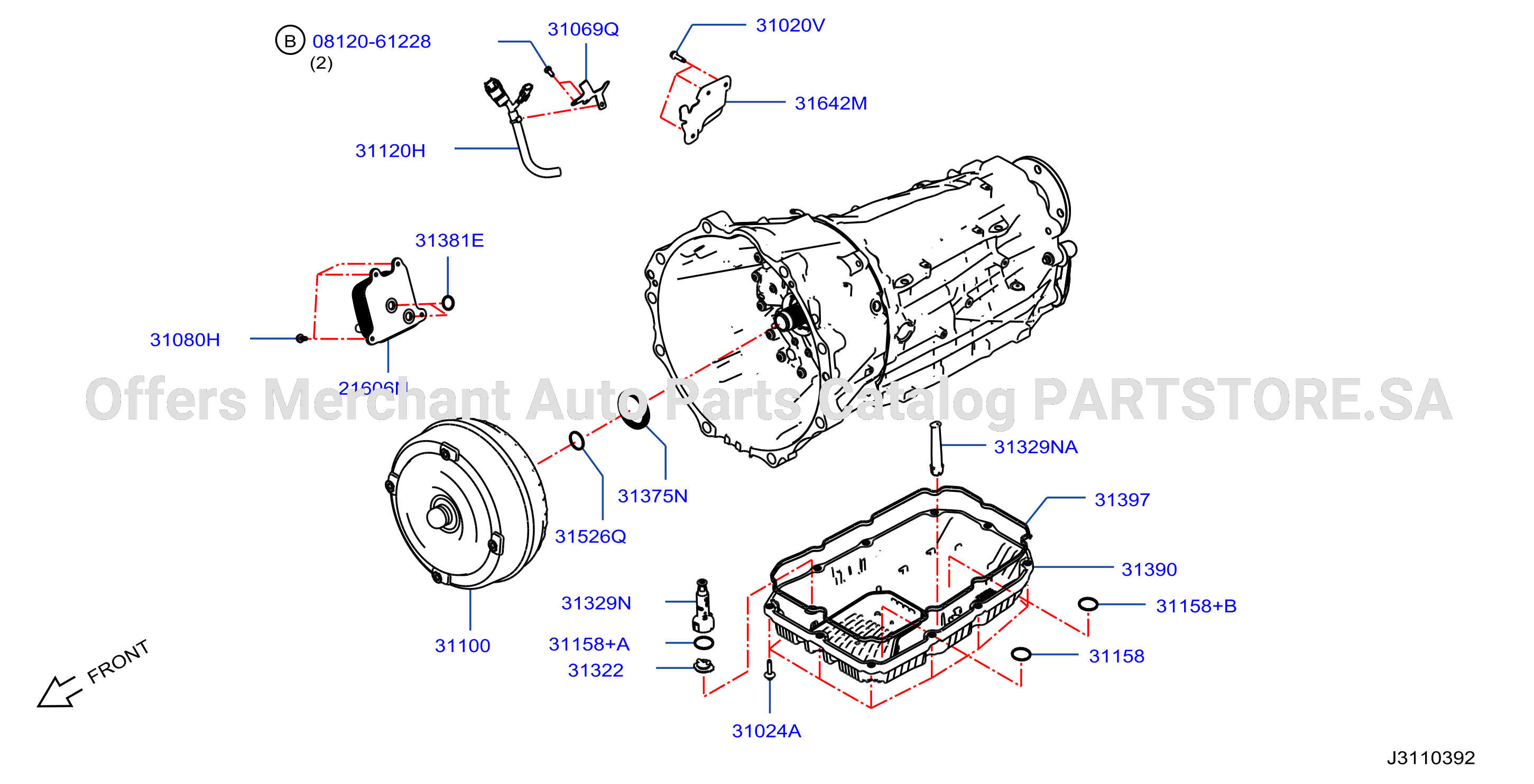 Torque Converter Housing Case