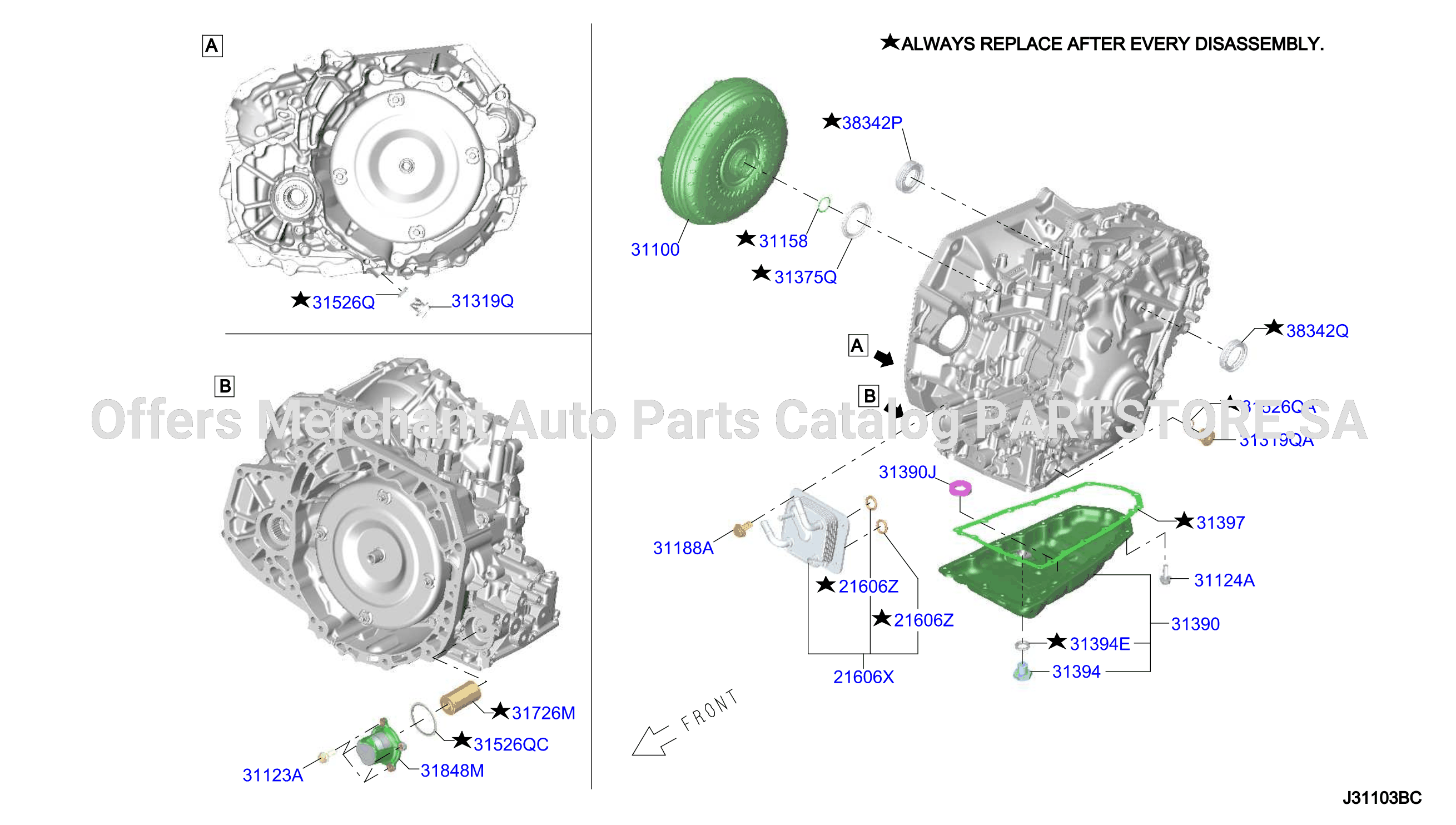 Torque Converter Housing Case Converter Housing