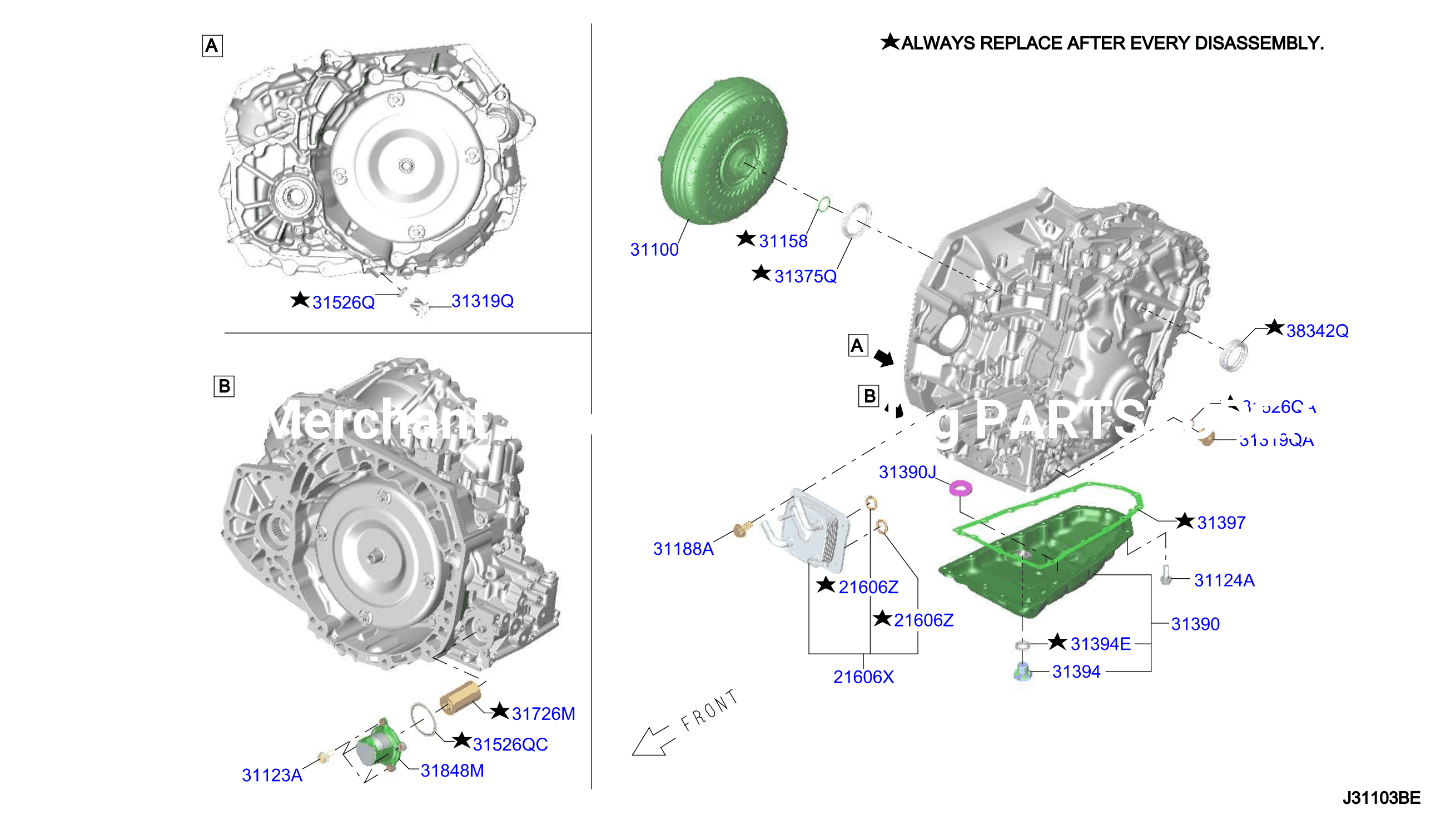 Torque Converter Housing Case Converter Housing