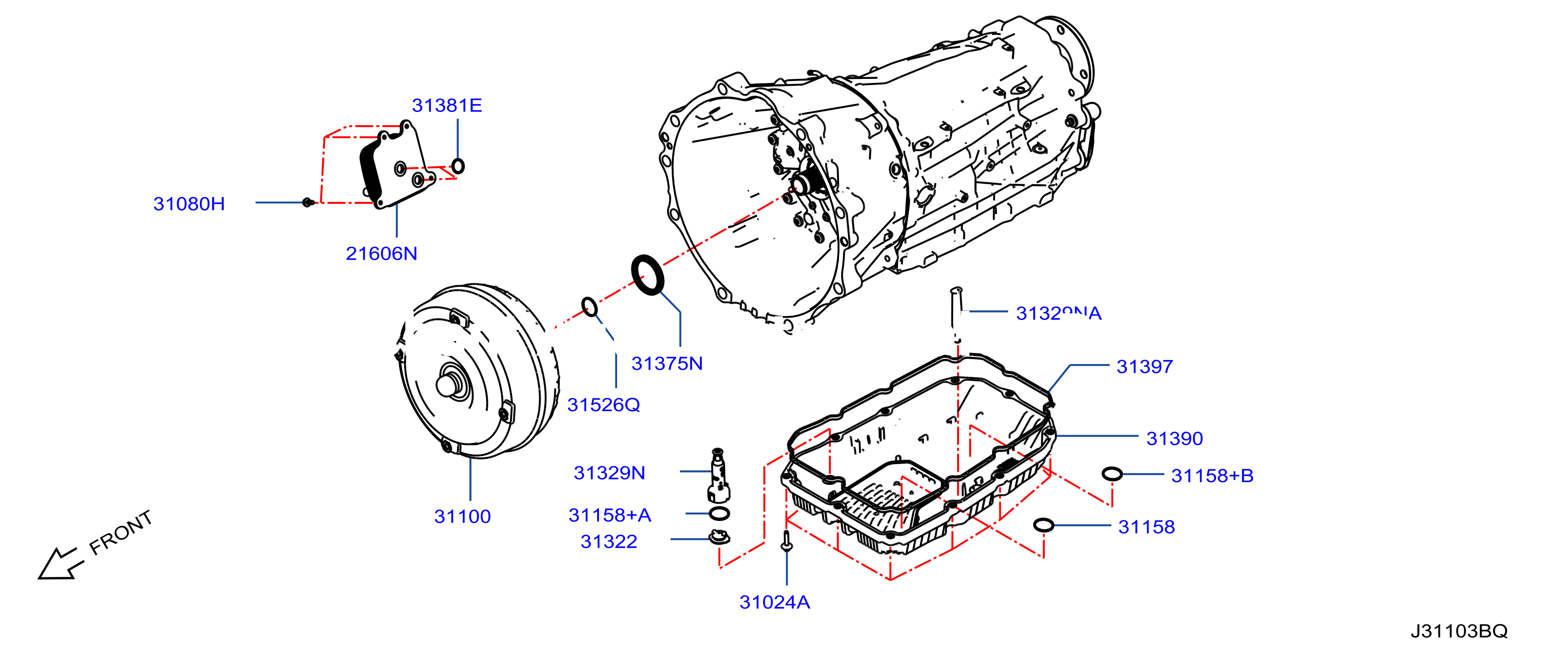Torque Converter Housing Case Converter Housing
