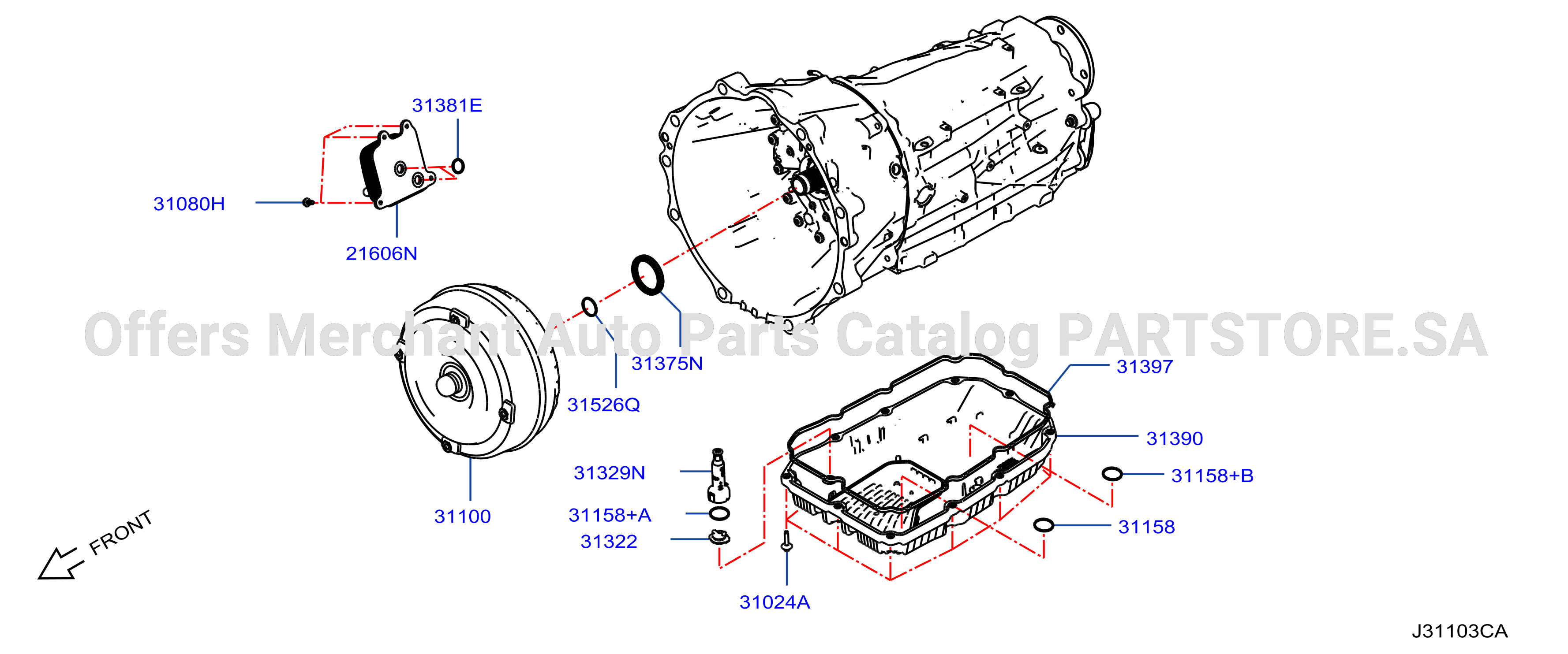 Torque Converter Housing Case