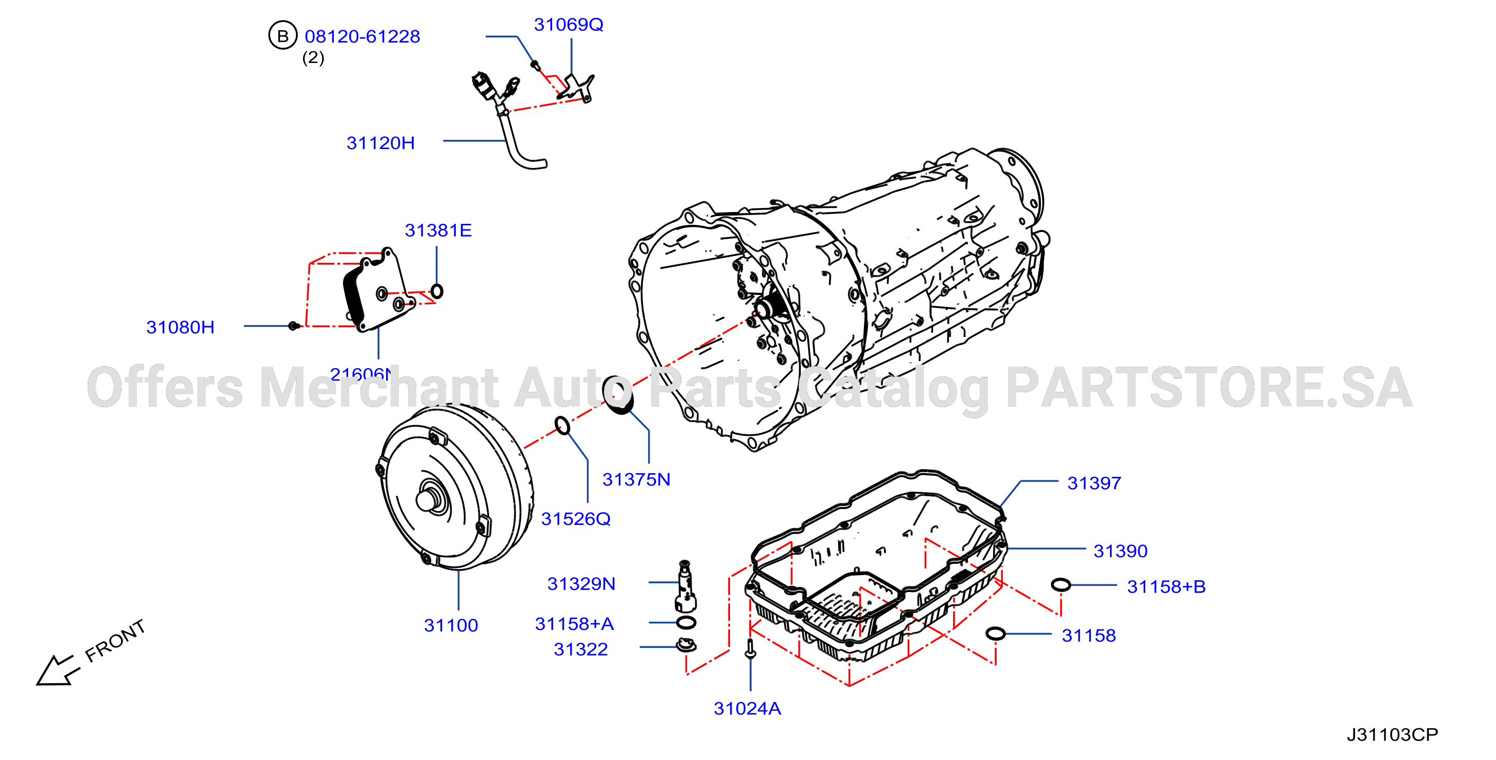 Torque Converter Housing Case