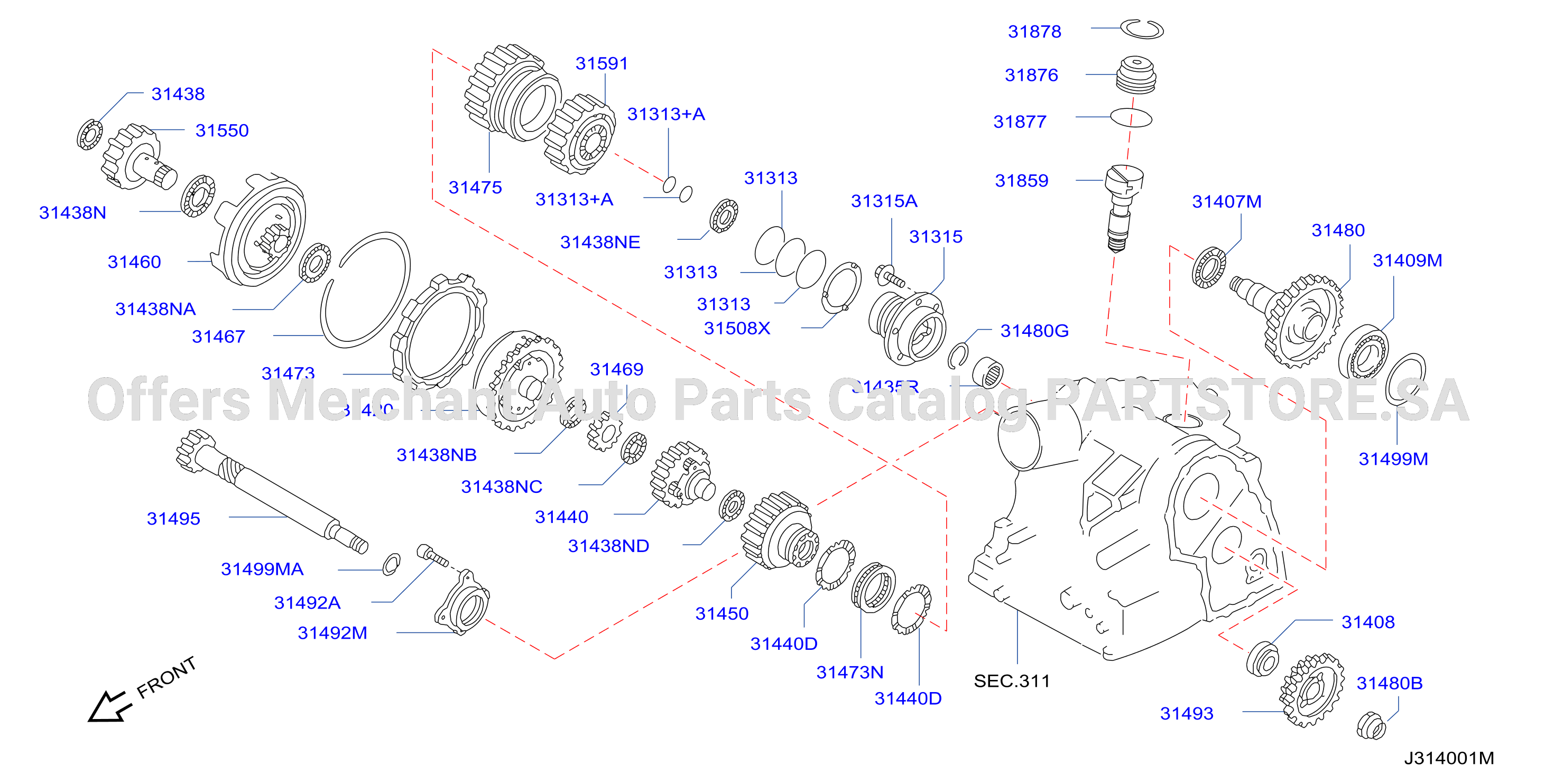 Governor Power Train Planetary Gear