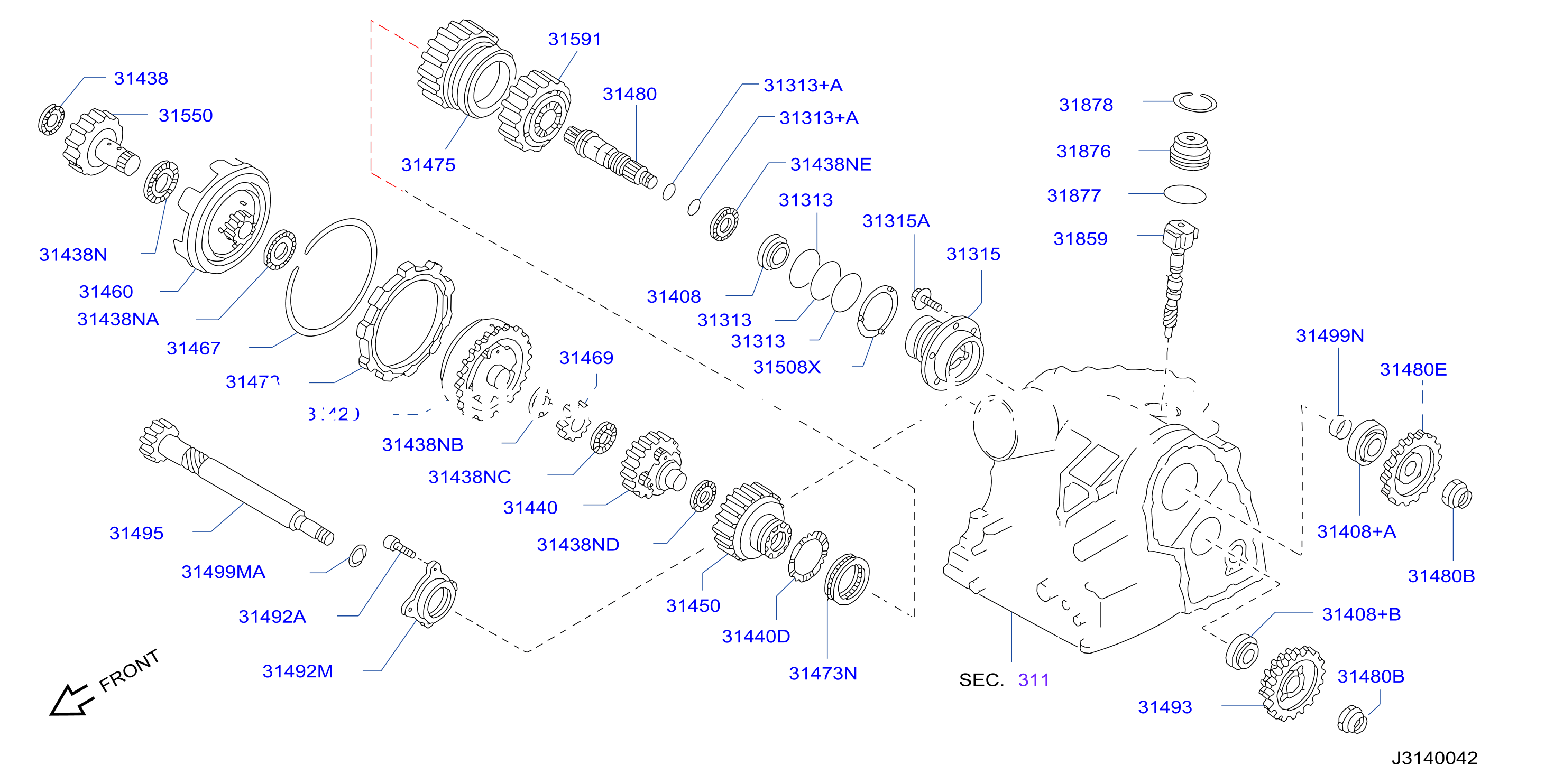 Governor Power Train Planetary Gear