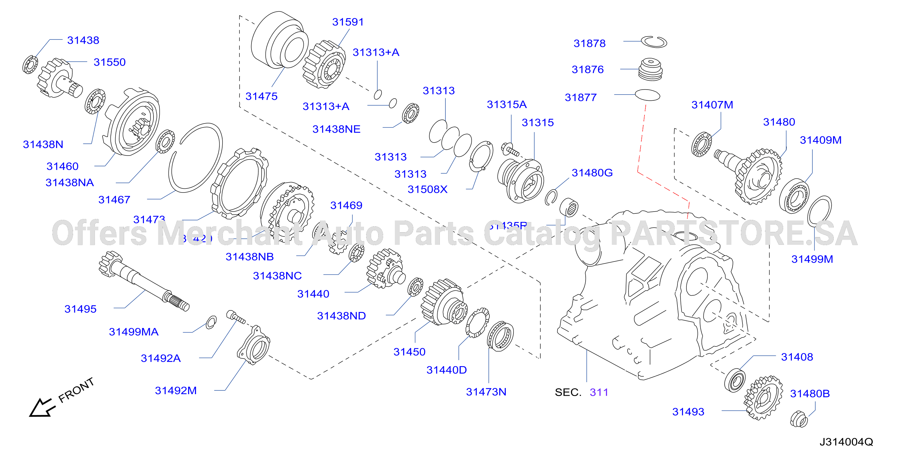 Governor Power Train Planetary Gear