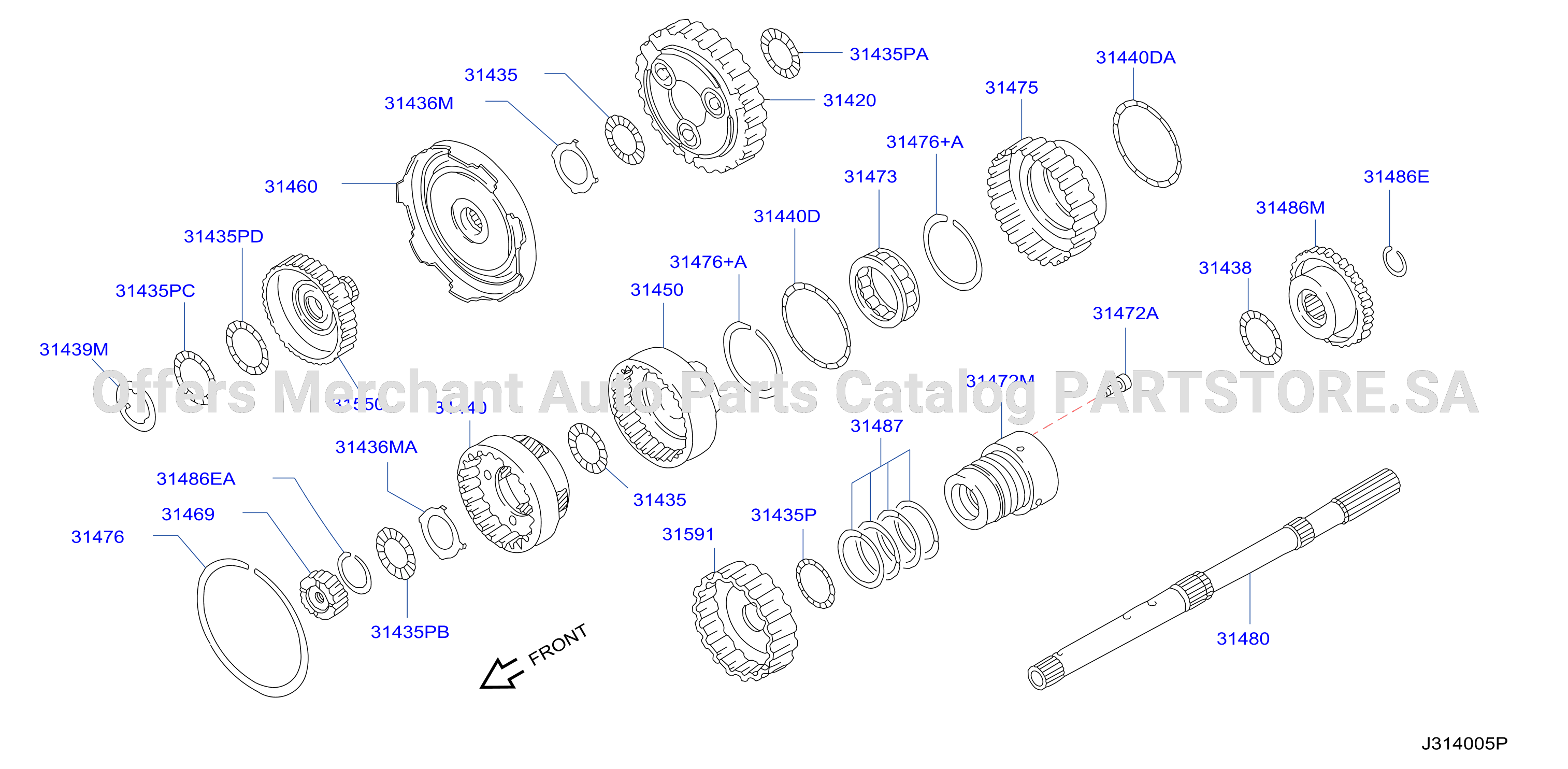 Governor Power Train Planetary Gear
