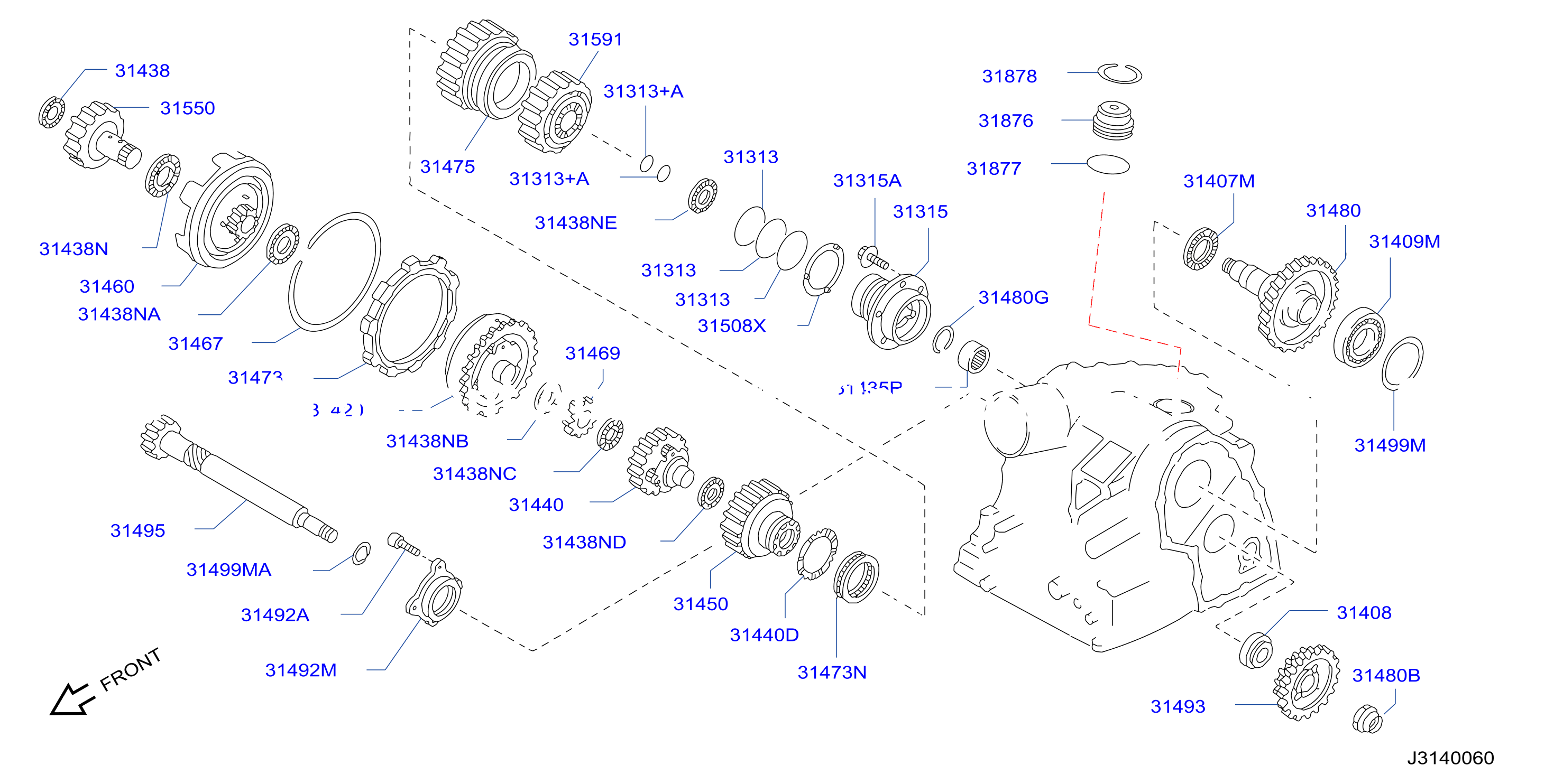 Governor Power Train Planetary Gear