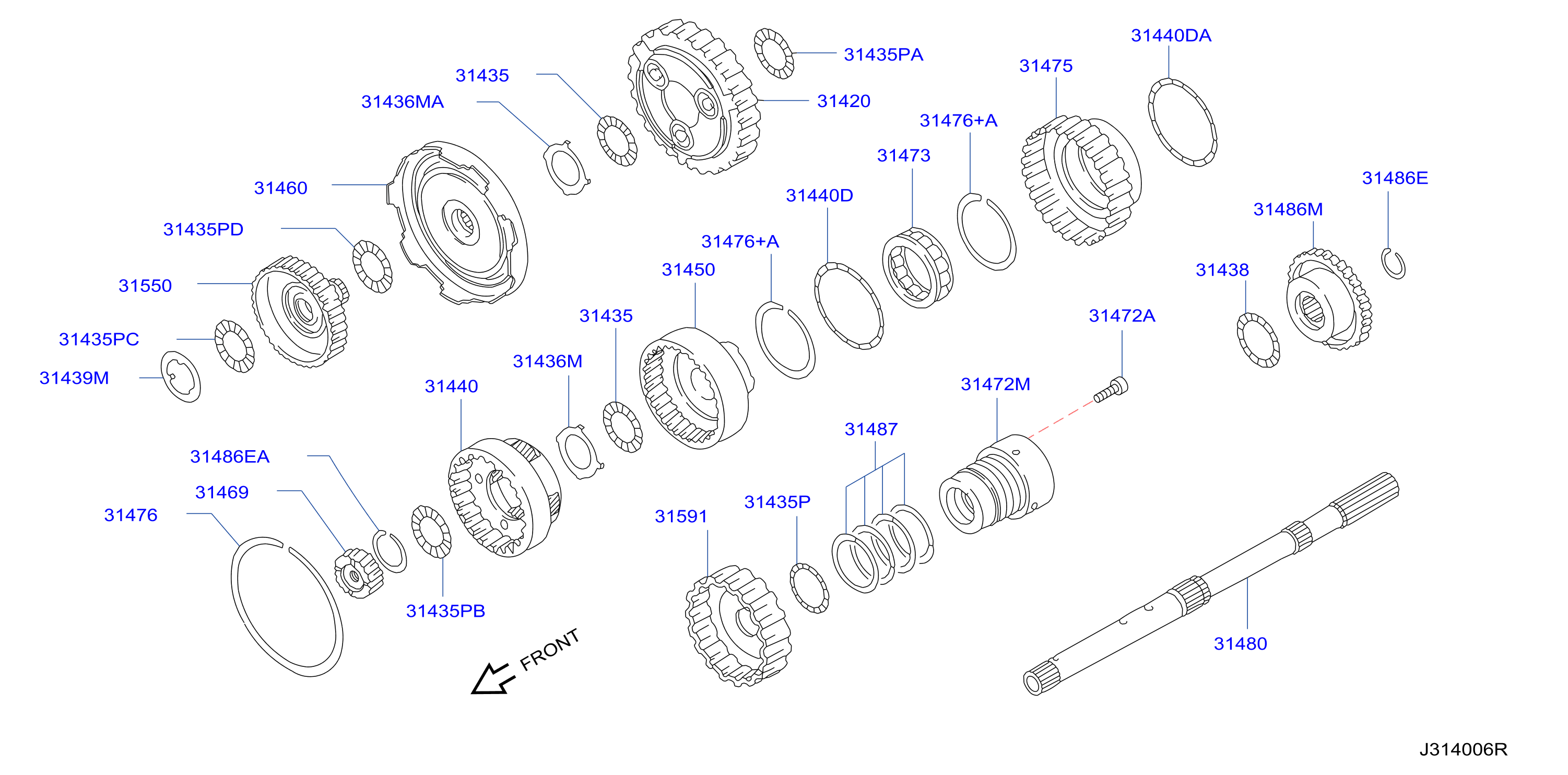 Governor Power Train Planetary Gear