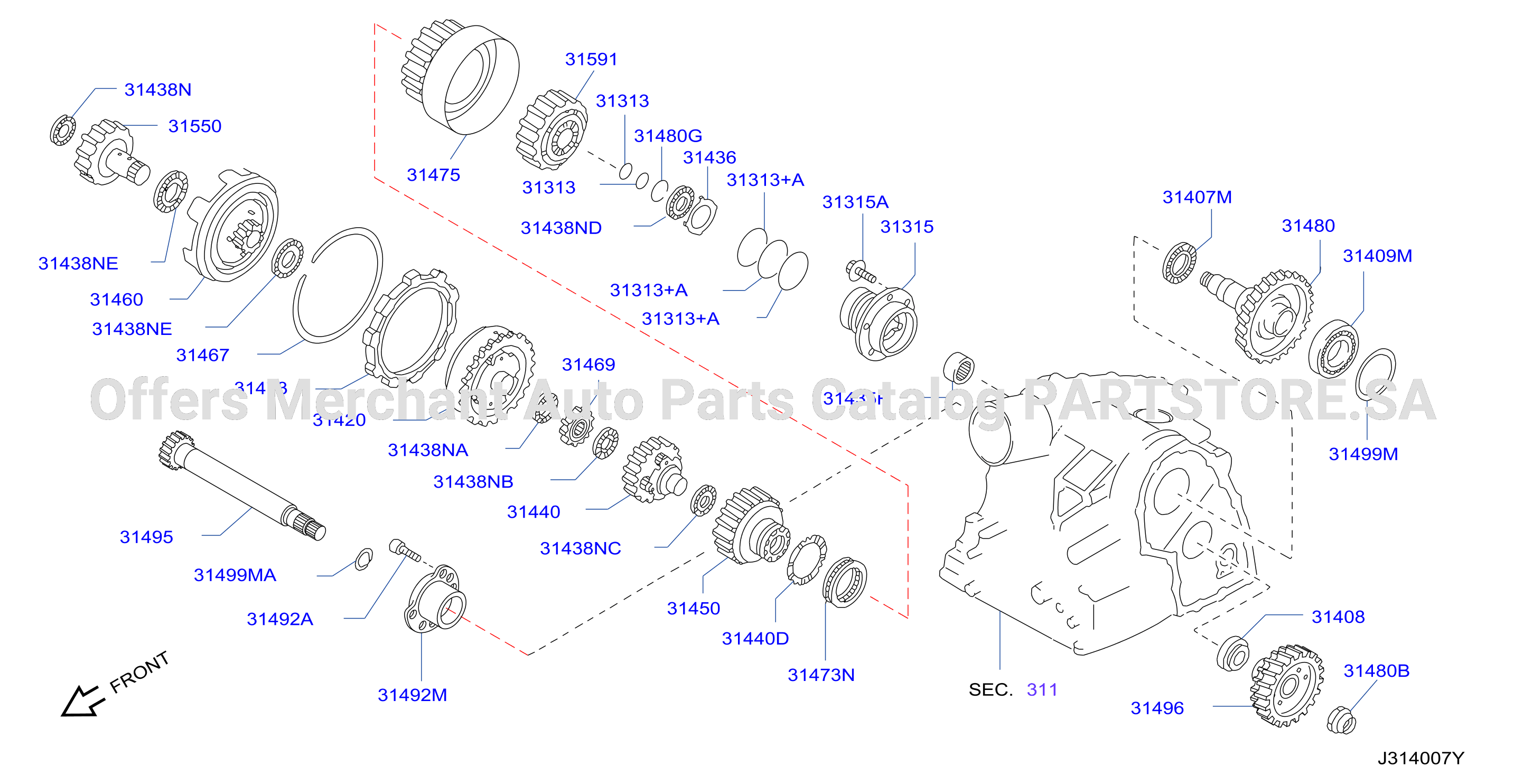Governor Power Train Planetary Gear