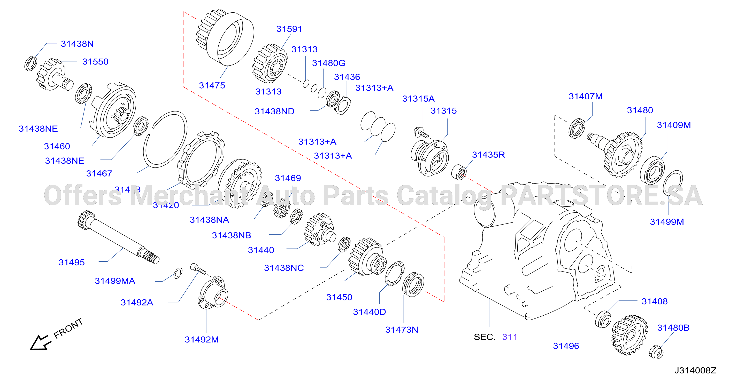Governor Power Train Planetary Gear