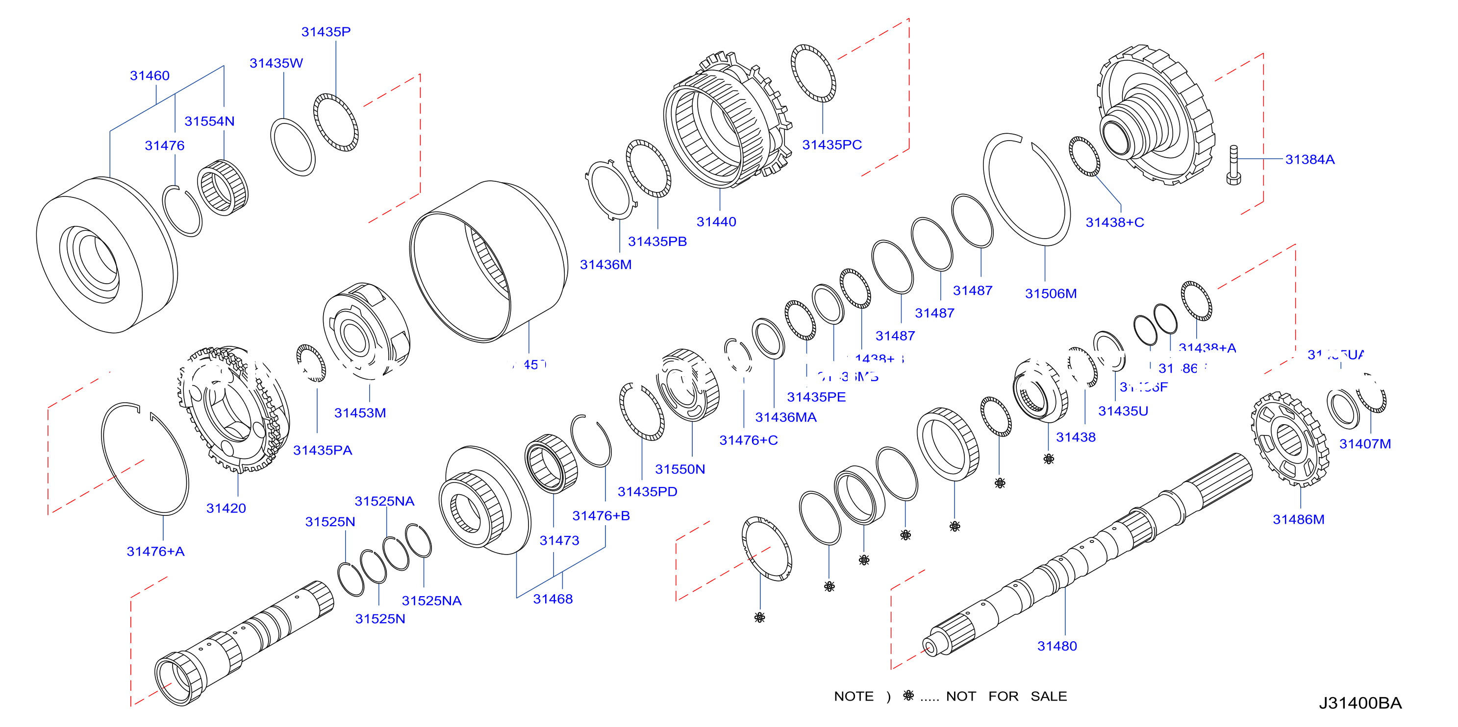 Governor Power Train Planetary Gear