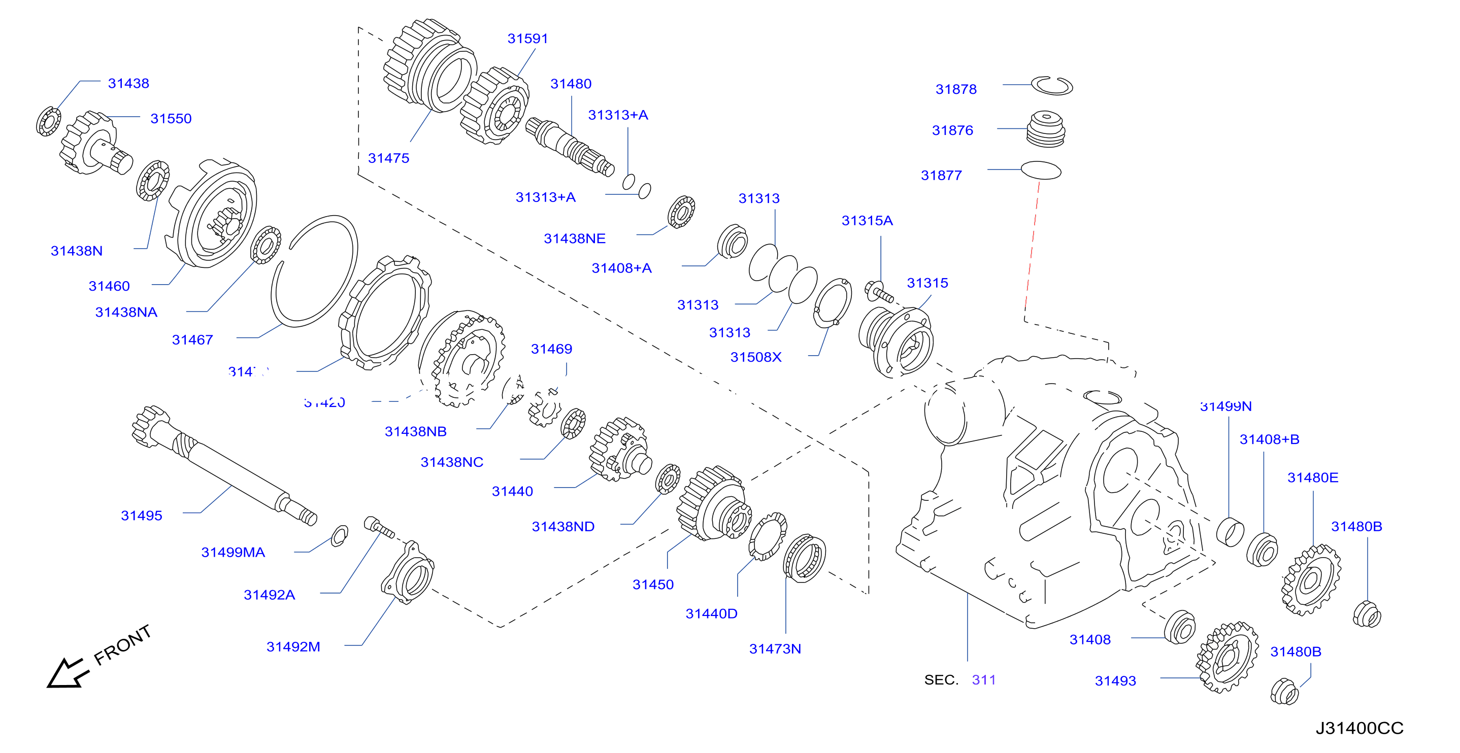 Governor Power Train Planetary Gear