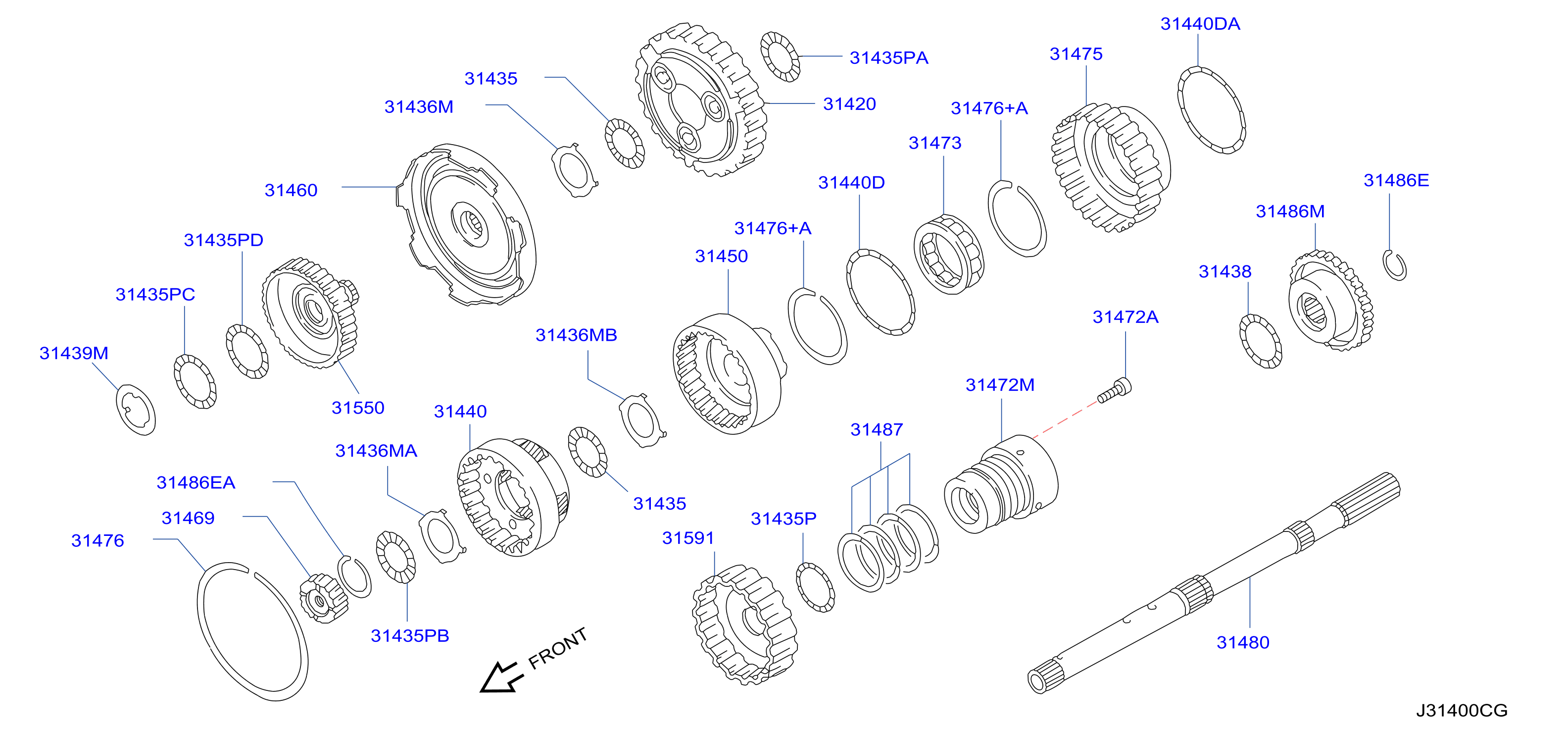 Governor Power Train Planetary Gear