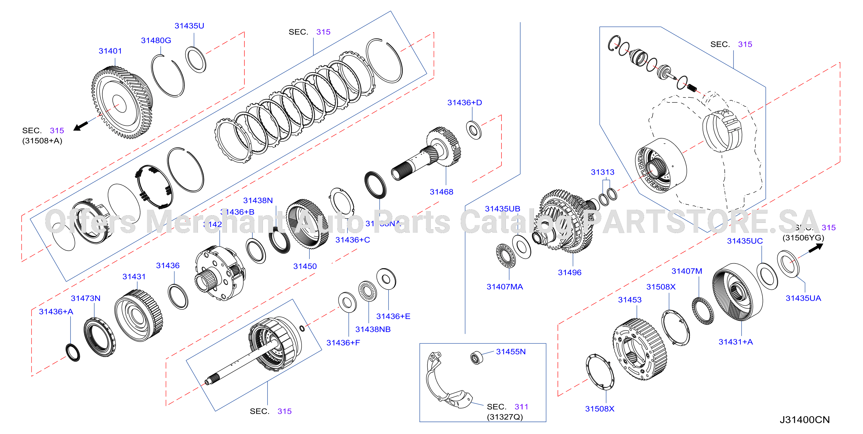 Governor Power Train Planetary Gear