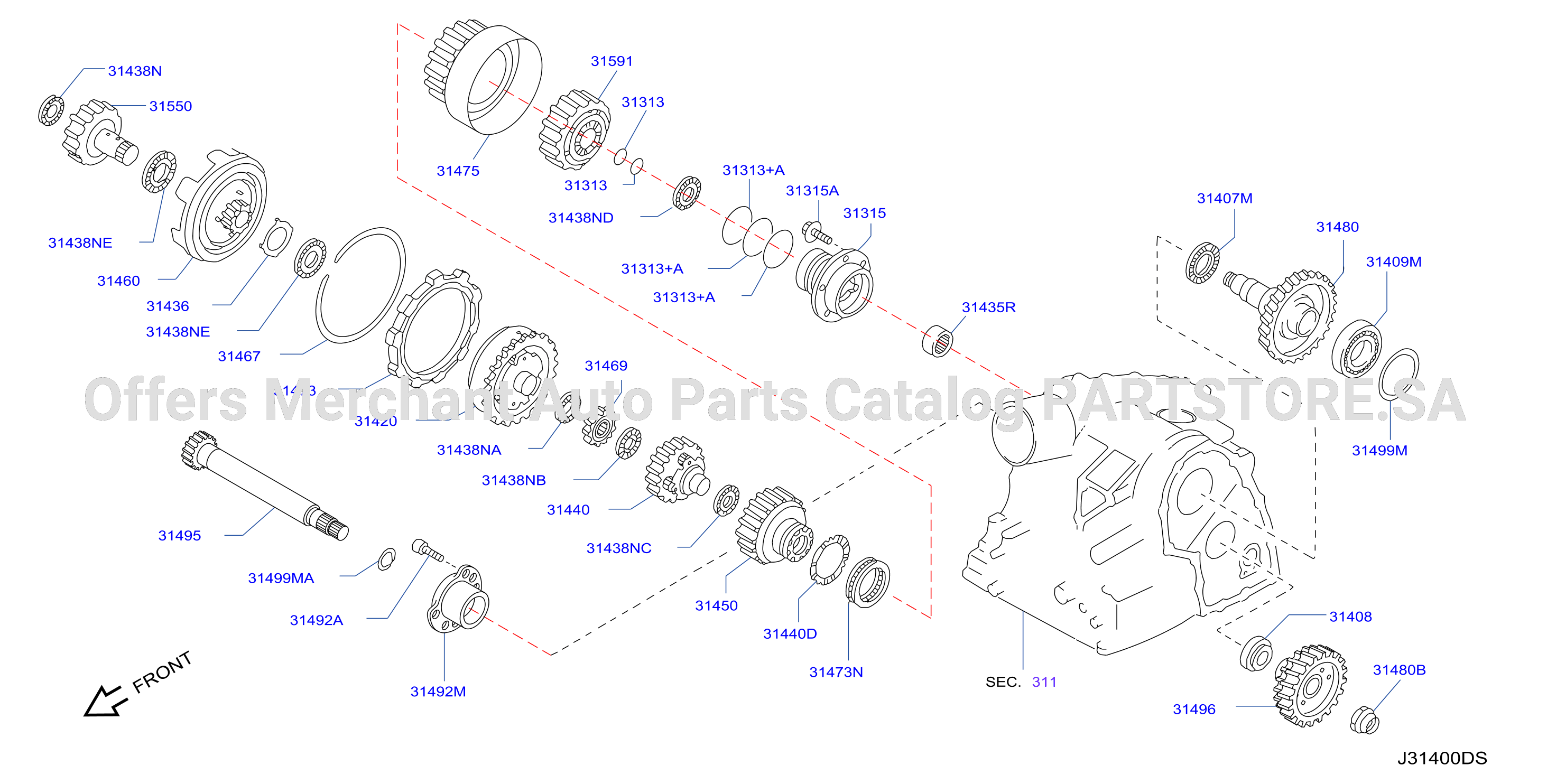 Governor Power Train Planetary Gear