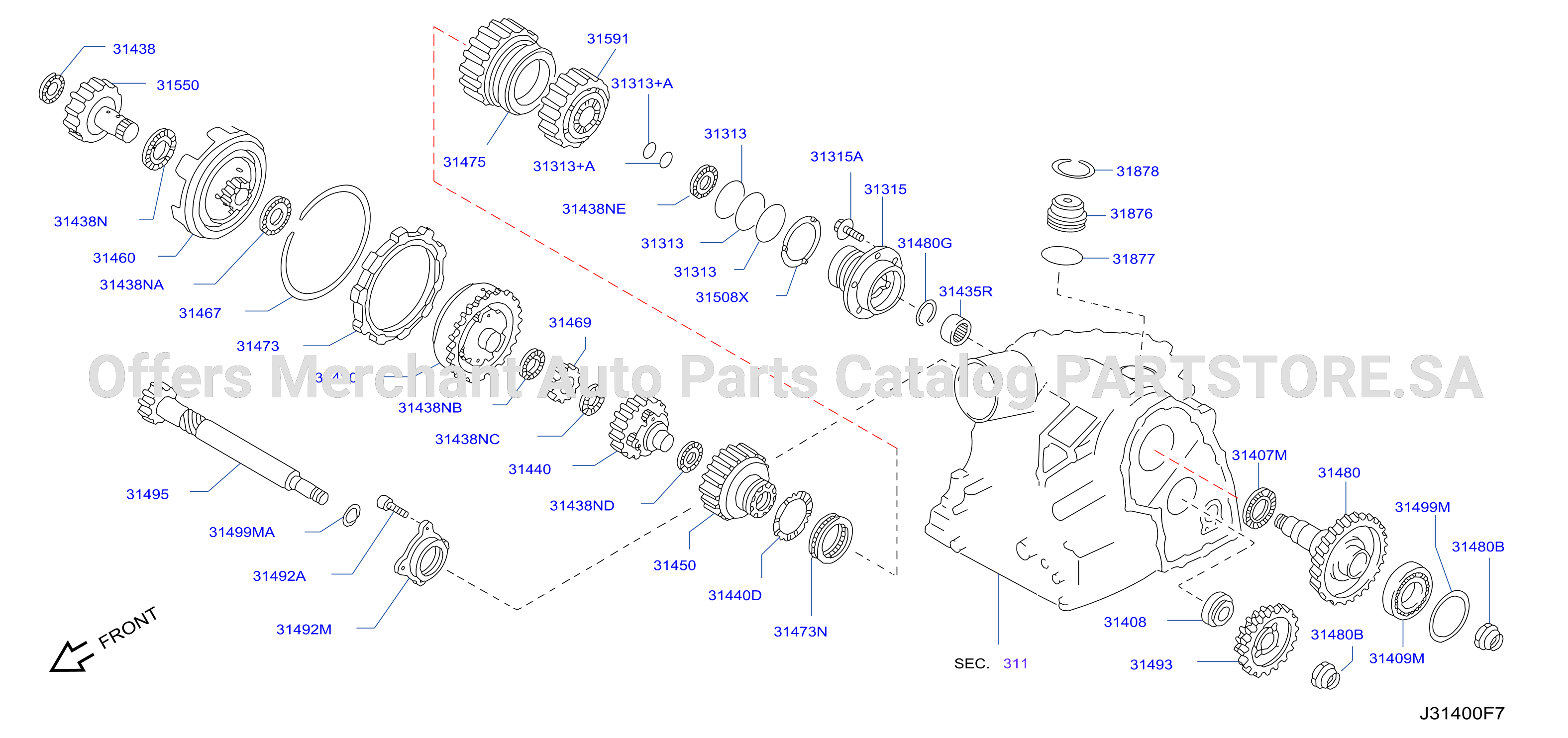Governor Power Train Planetary Gear At