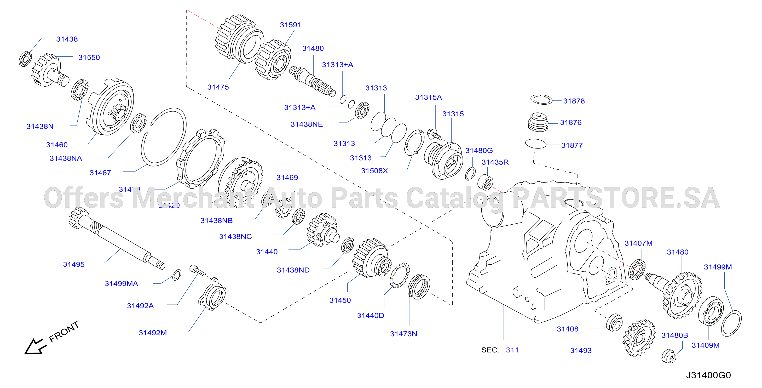 Governor Power Train Planetary Gear