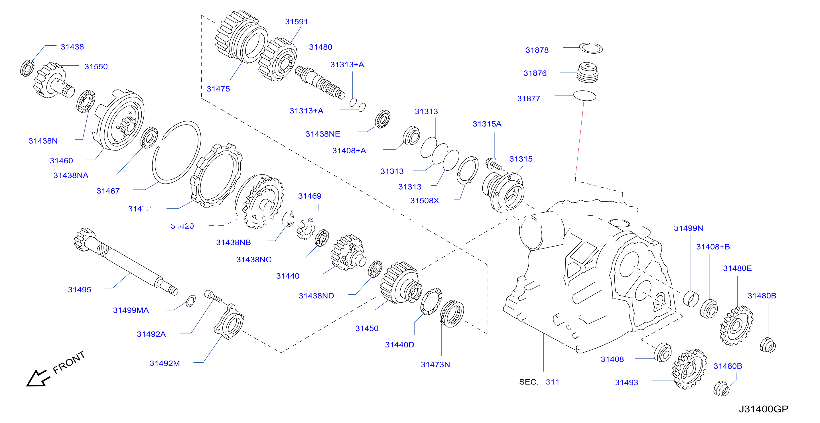 Governor Power Train Planetary Gear 1