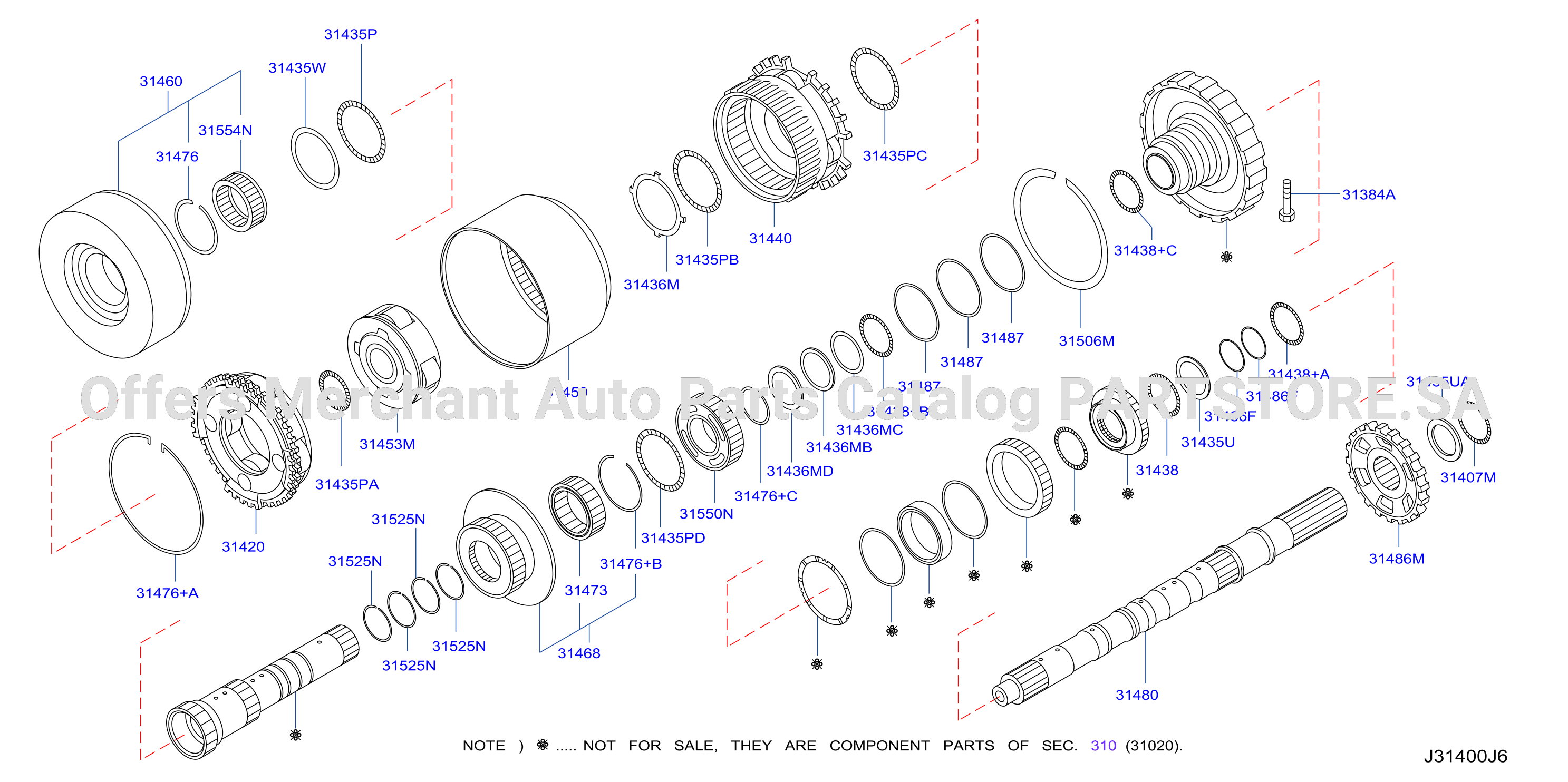 Governor Power Train Planetary Gear