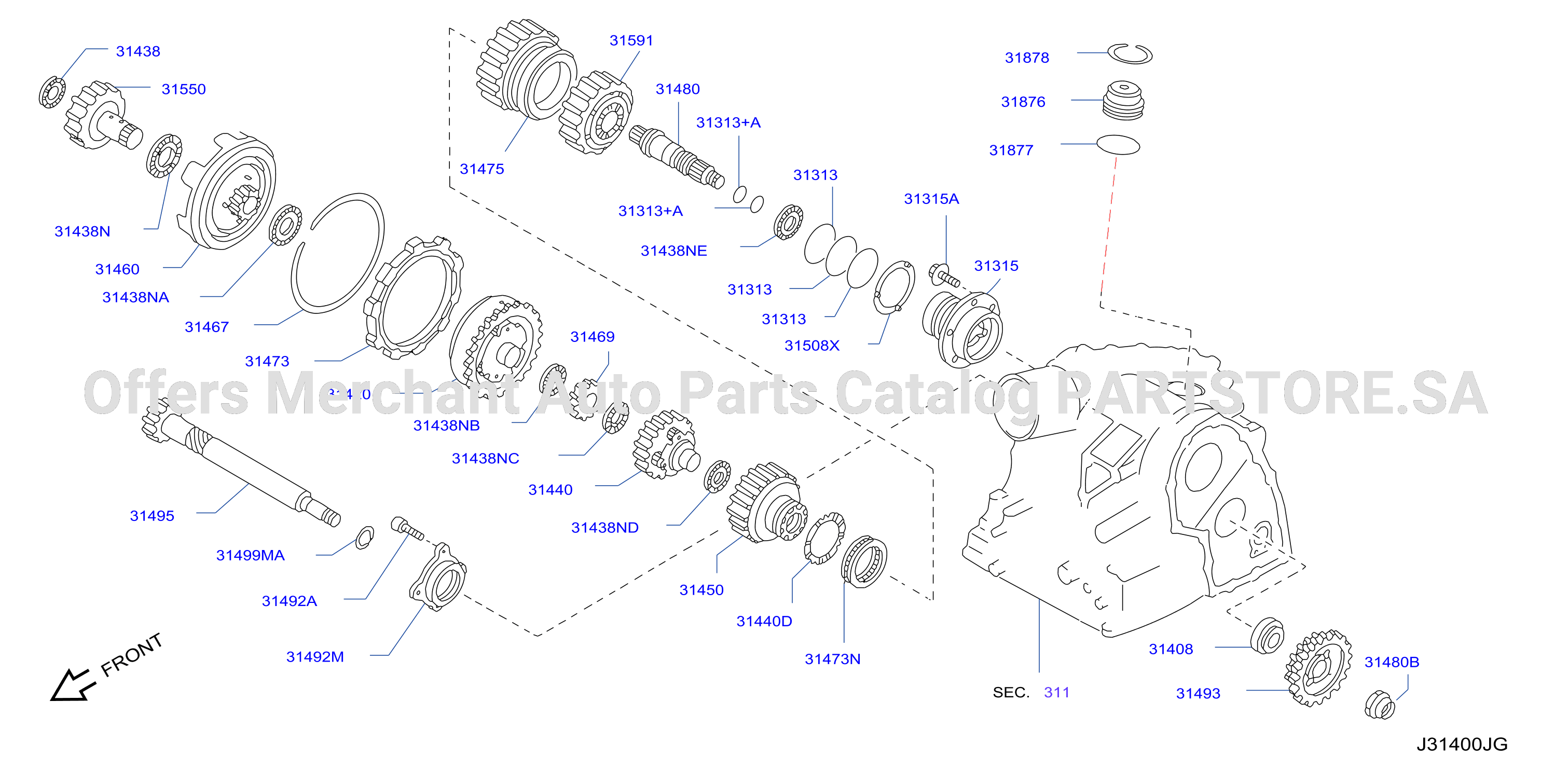 Governor Power Train Planetary Gear