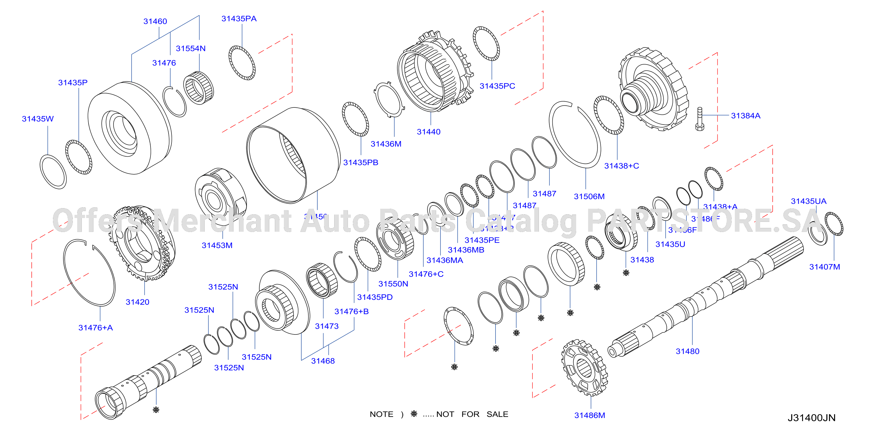 Governor Power Train Planetary Gear
