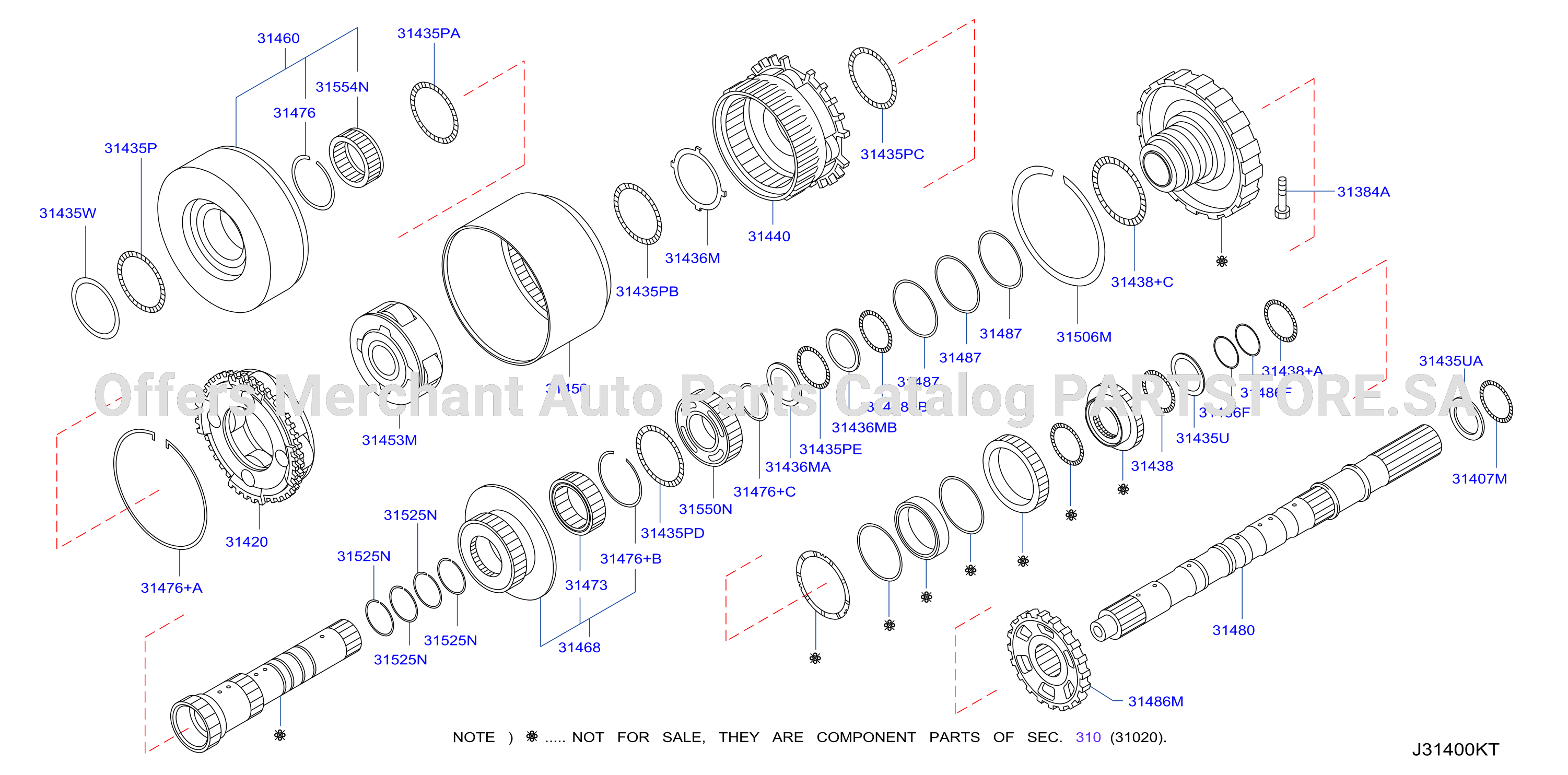 Governor Power Train Planetary Gear