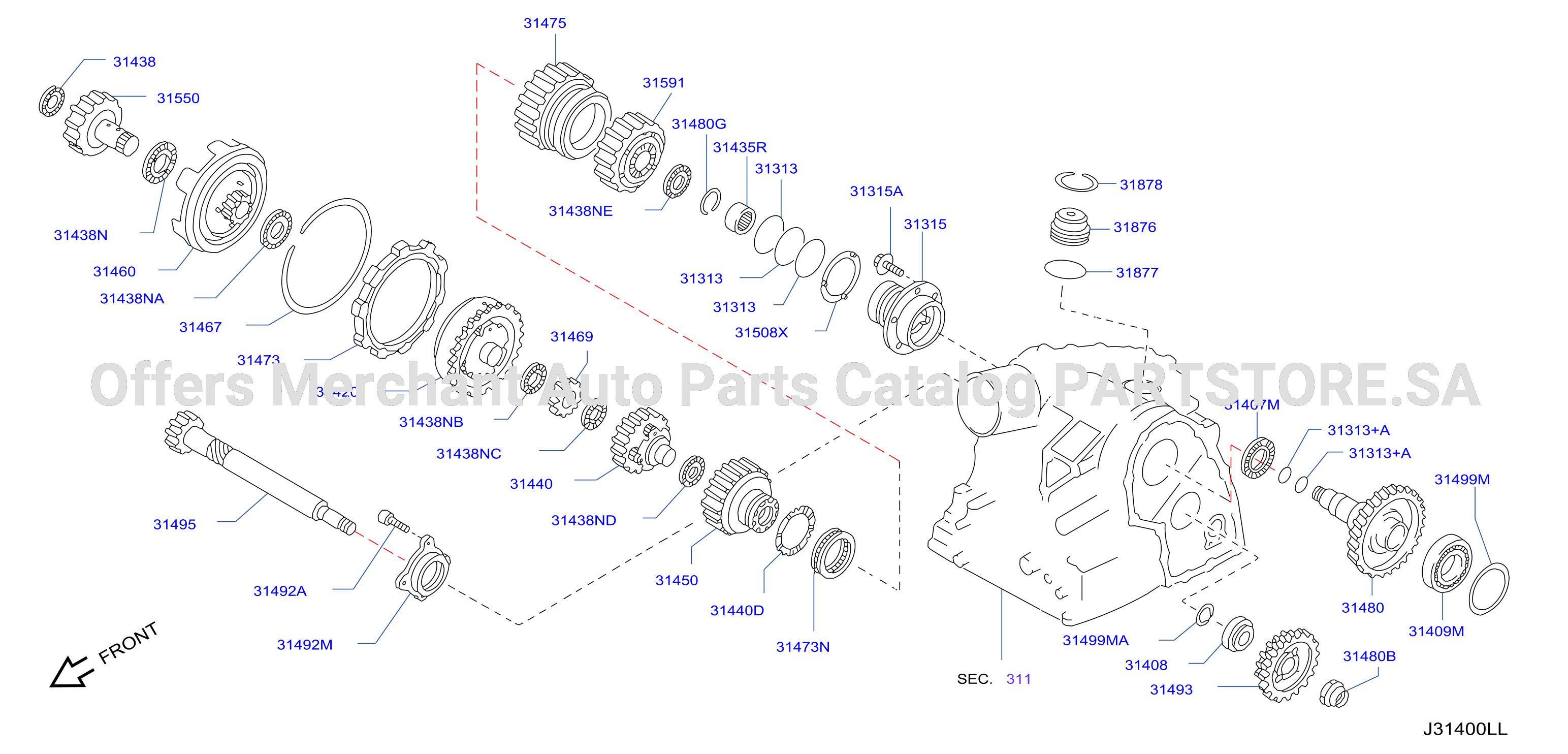 Governor Power Train Planetary Gear