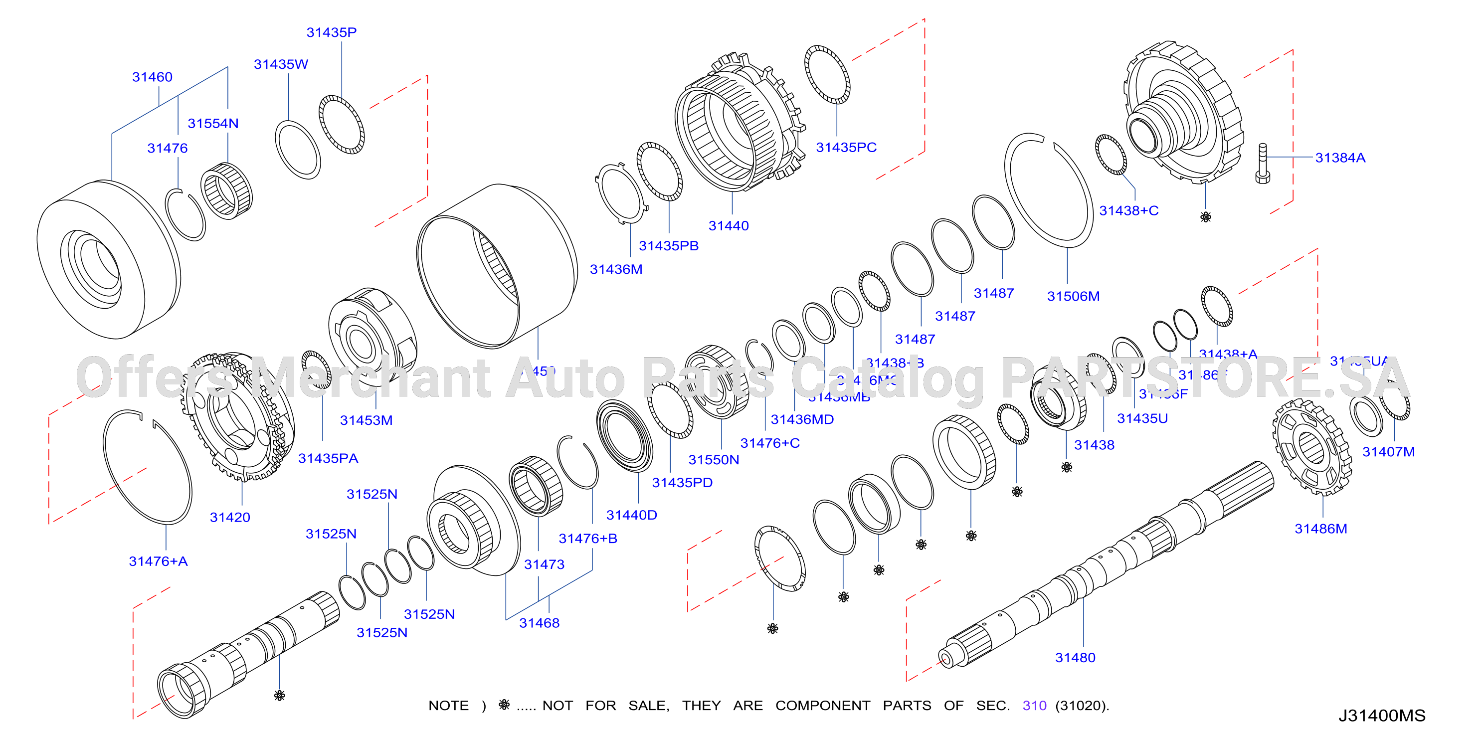 Governor Power Train Planetary Gear