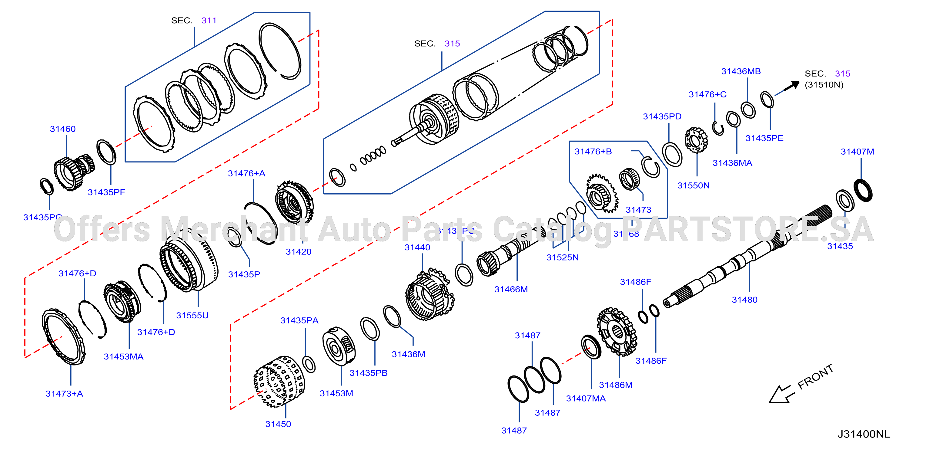 Governor Power Train Planetary Gear