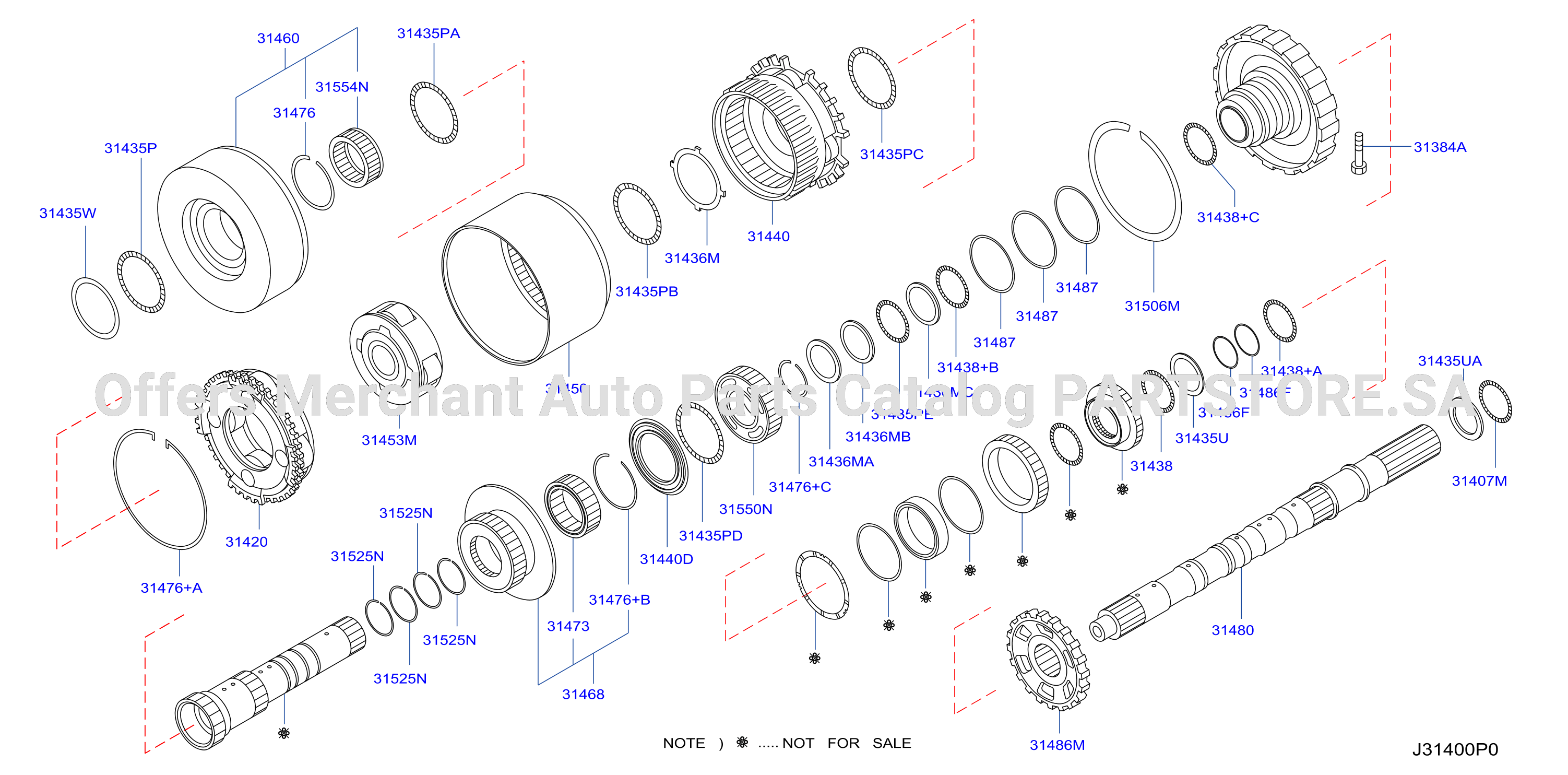Governor Power Train Planetary Gear