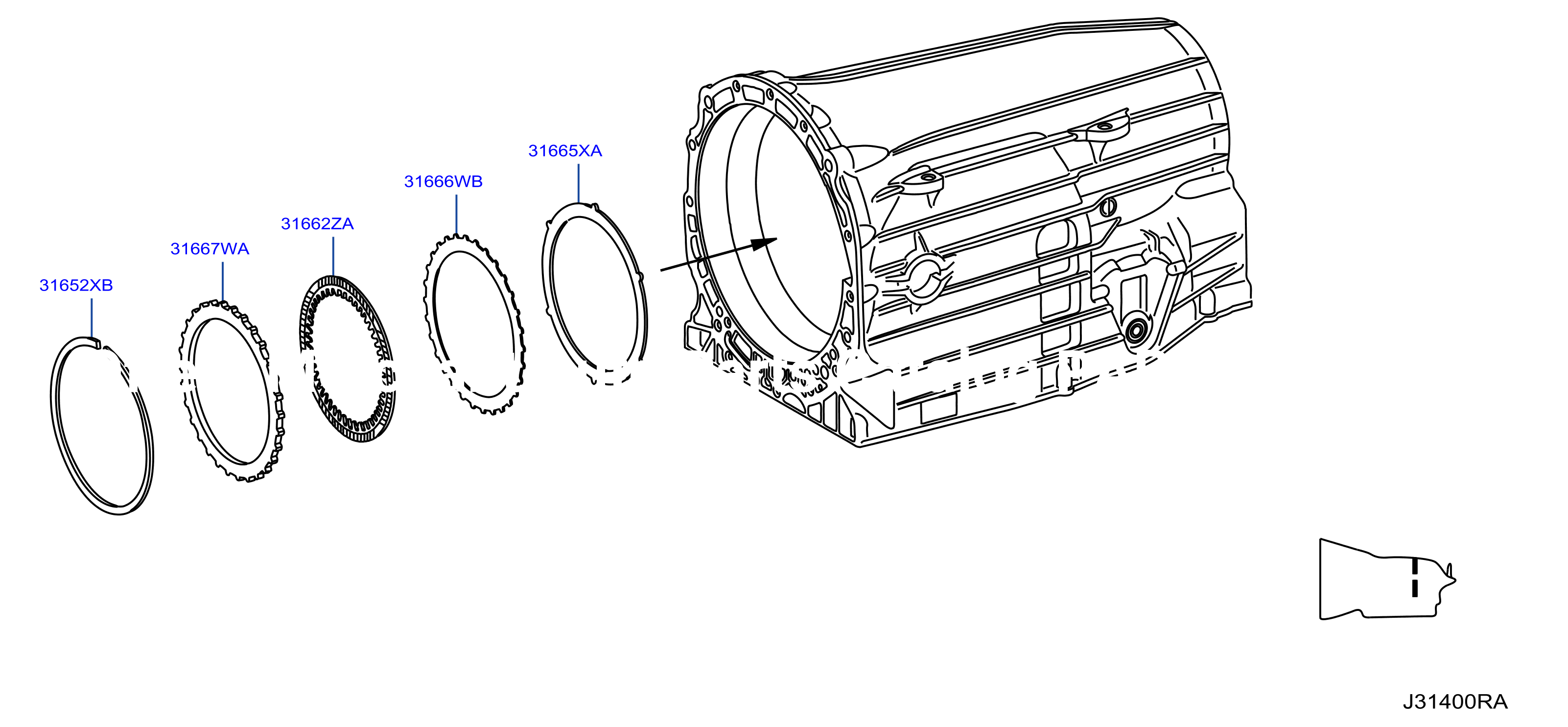 Governor Power Train Planetary Gear Multiple Disk Brake B2 Multiple Disk 3