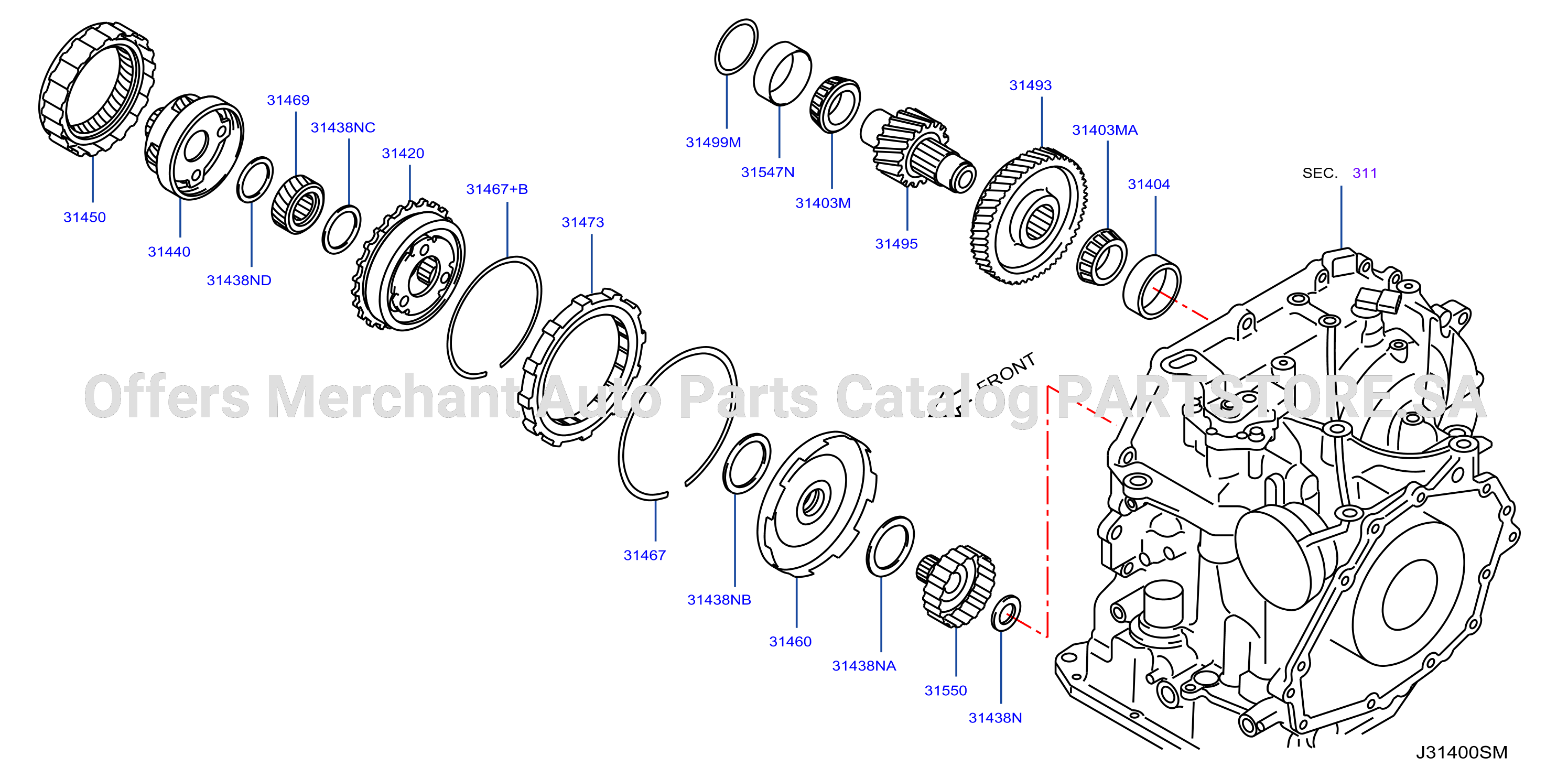 Governor Power Train Planetary Gear