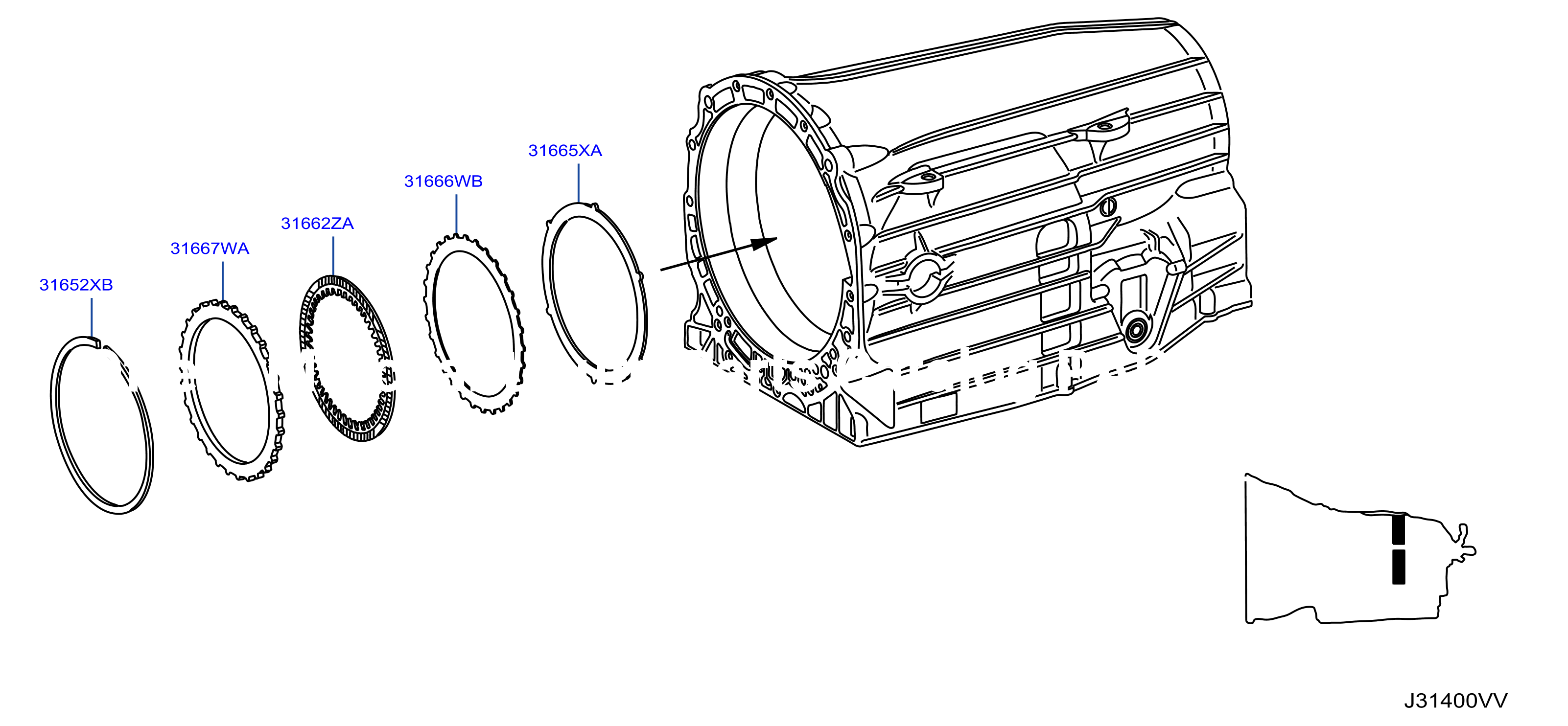 Governor Power Train Planetary Gear Multiple Disk Brake B2 Multiple Disk 3