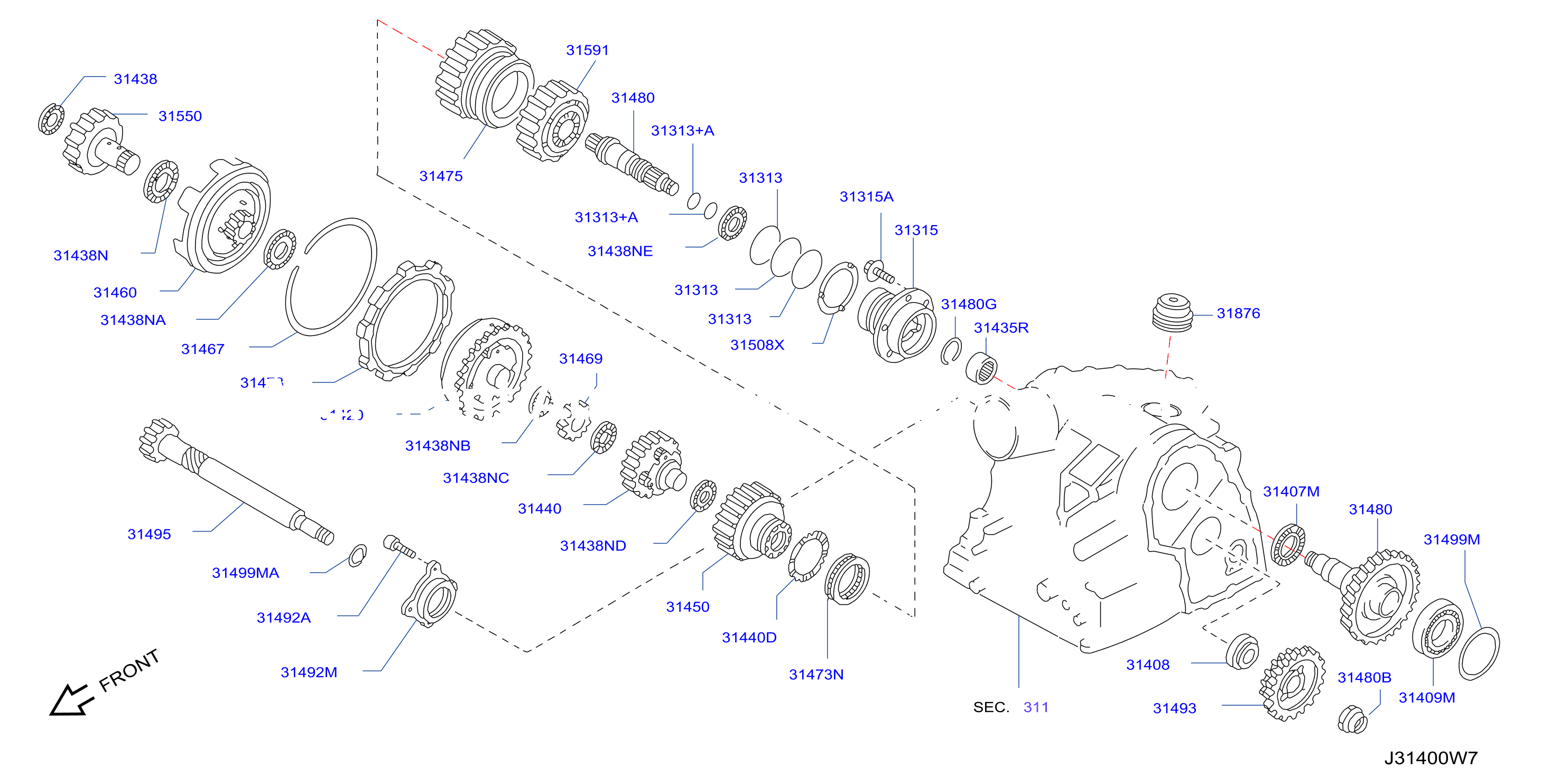 Governor Power Train Planetary Gear