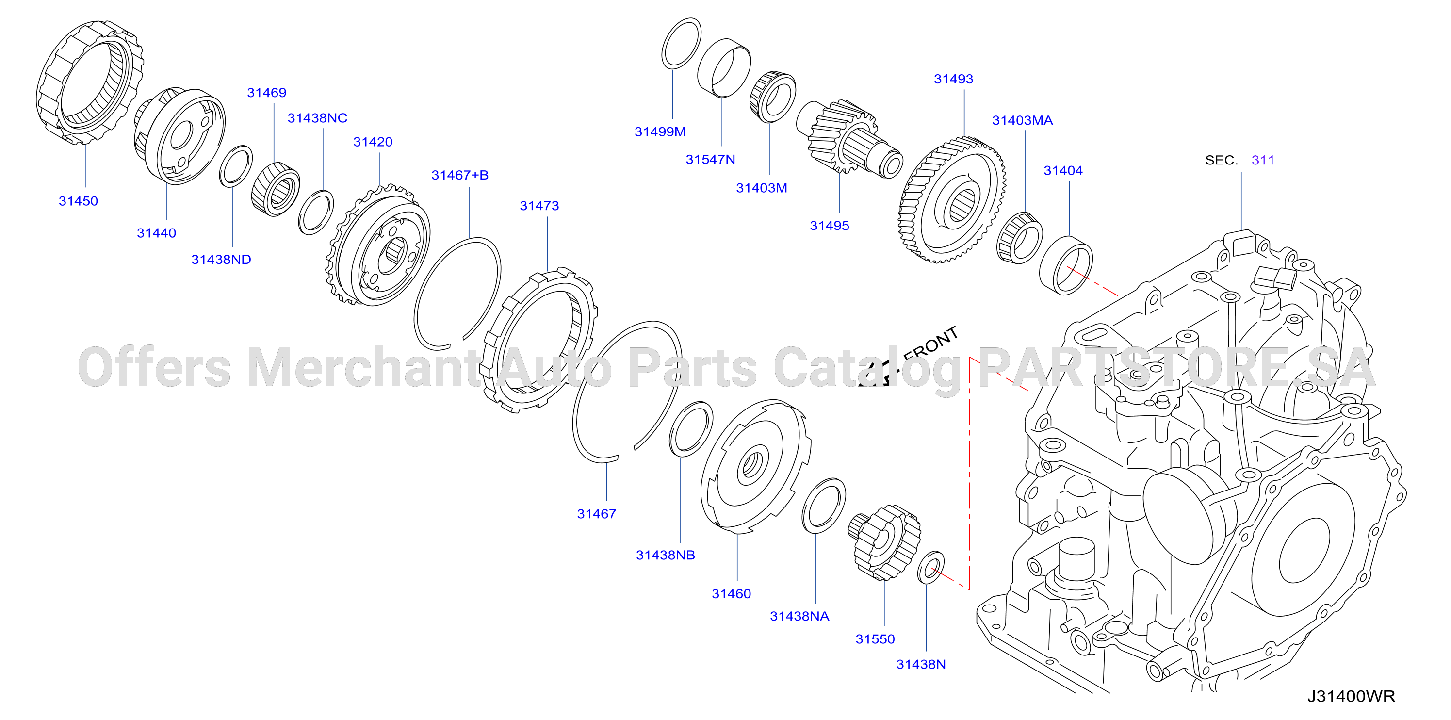 Governor Power Train Planetary Gear
