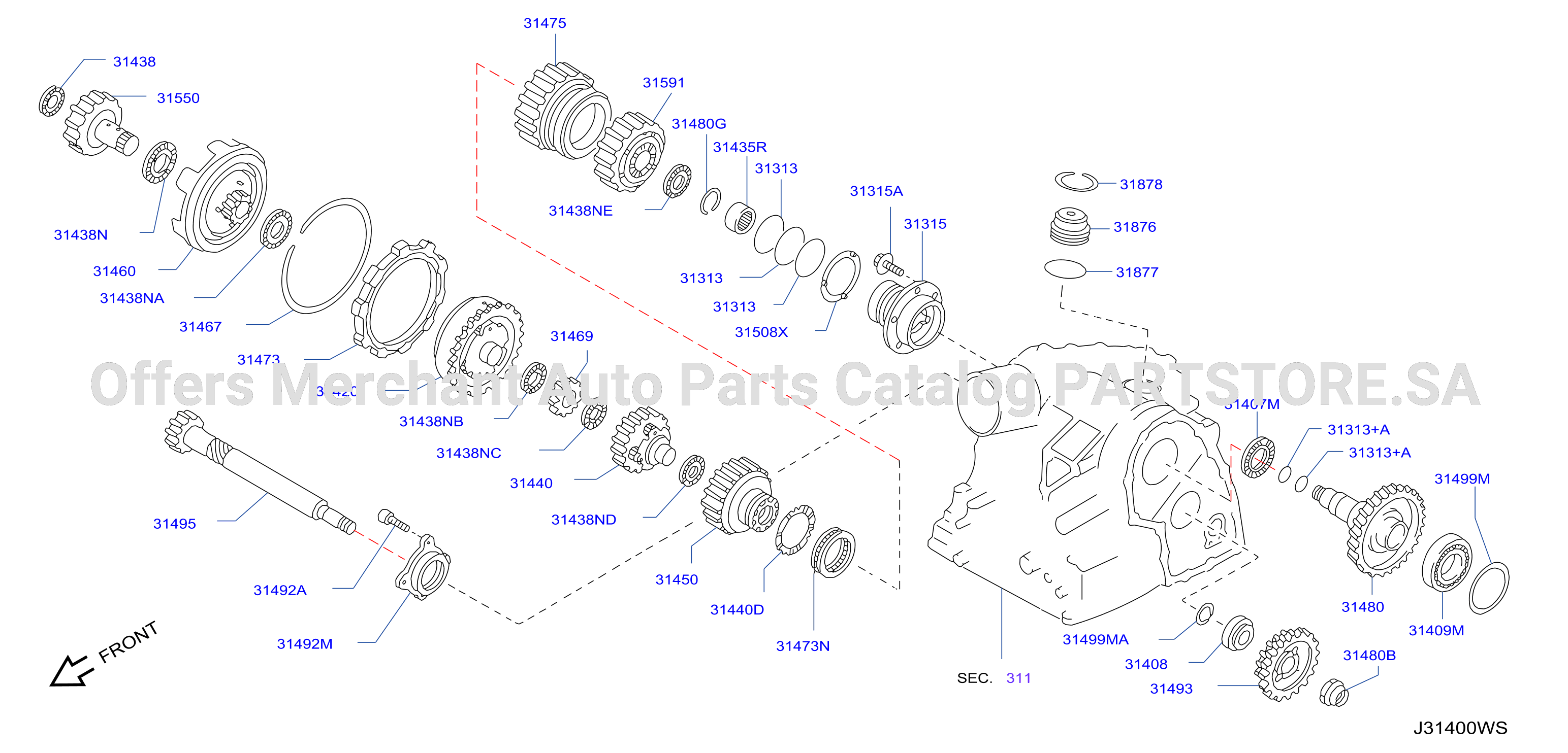 Governor Power Train Planetary Gear