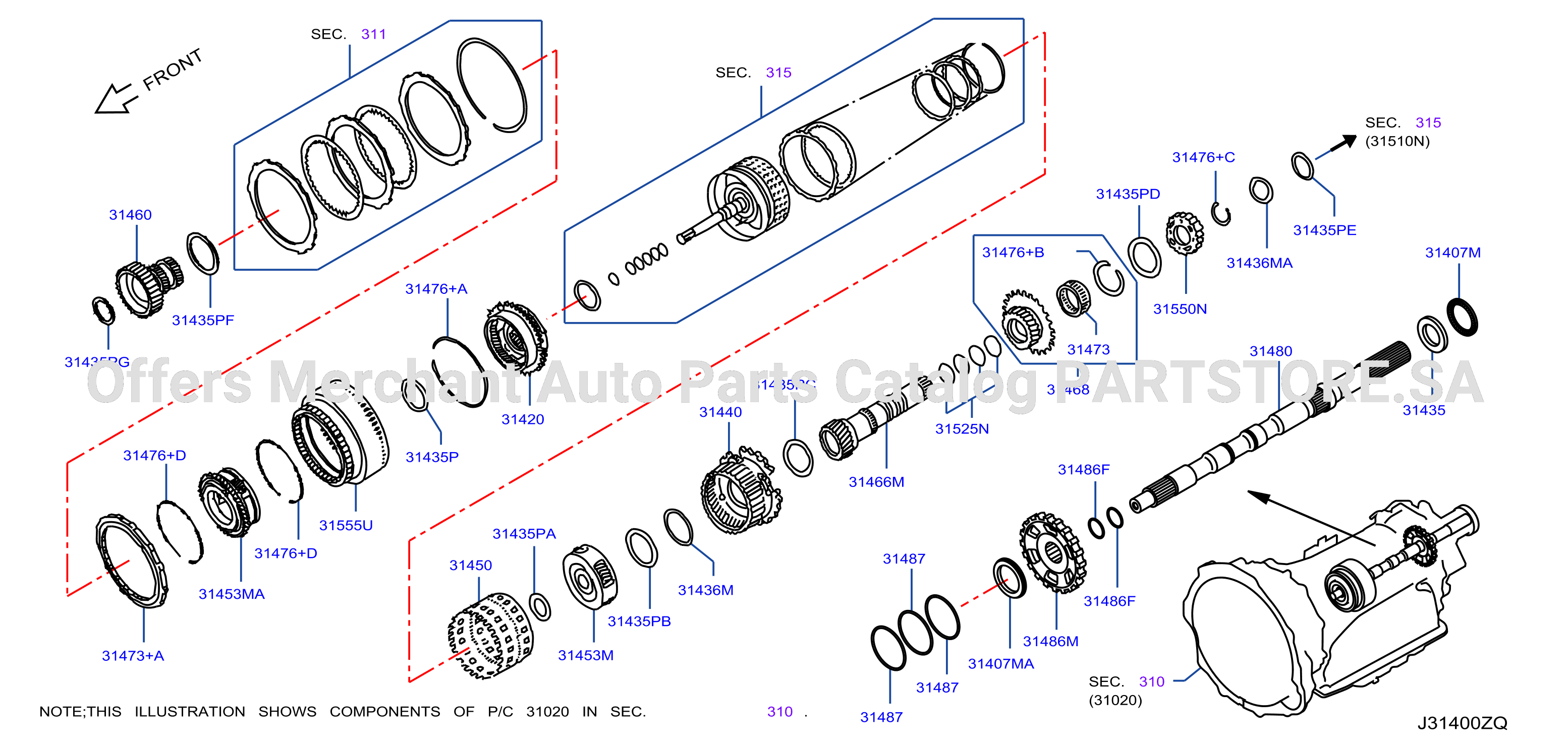 Governor Power Train Planetary Gear