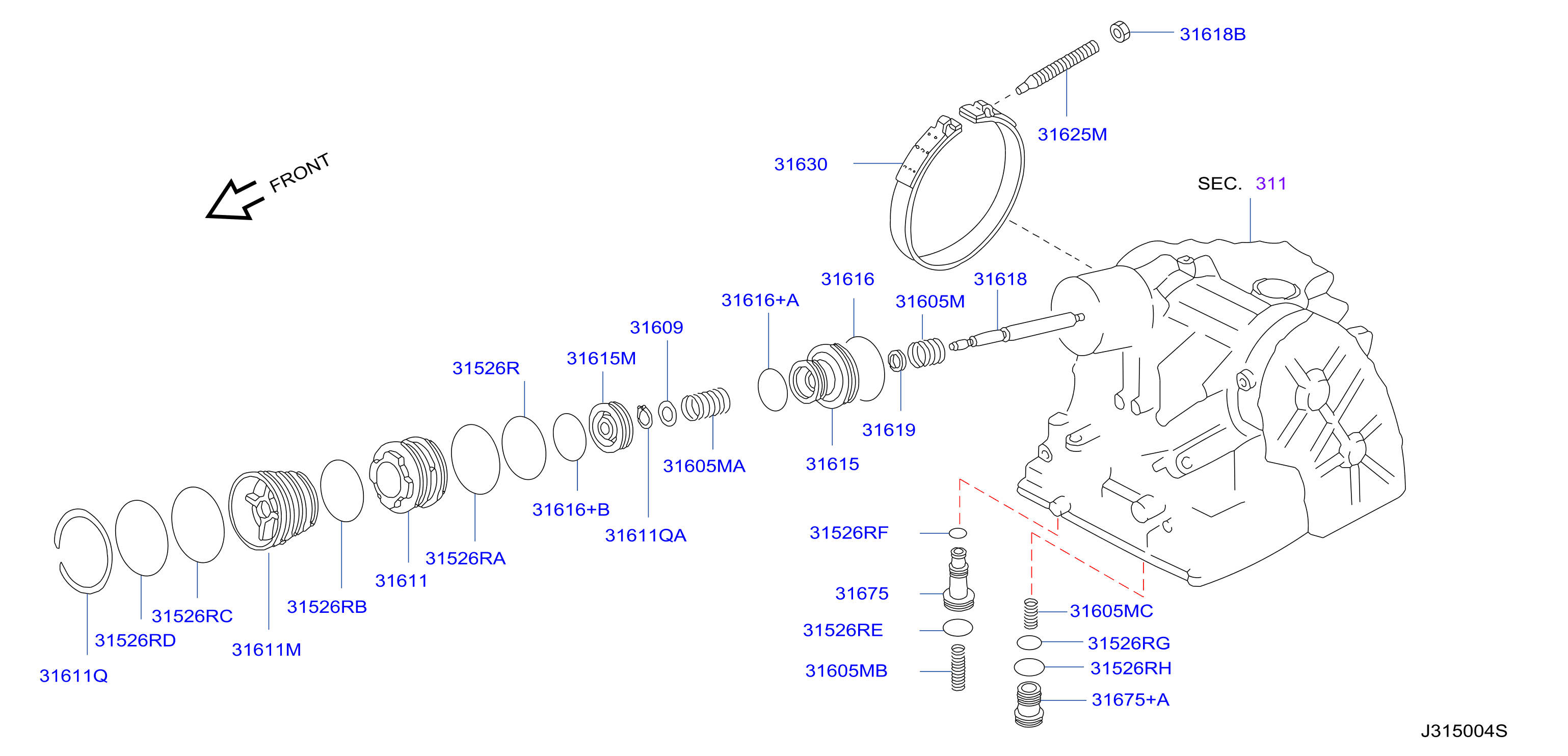 Clutch Band Servo Servo Parts