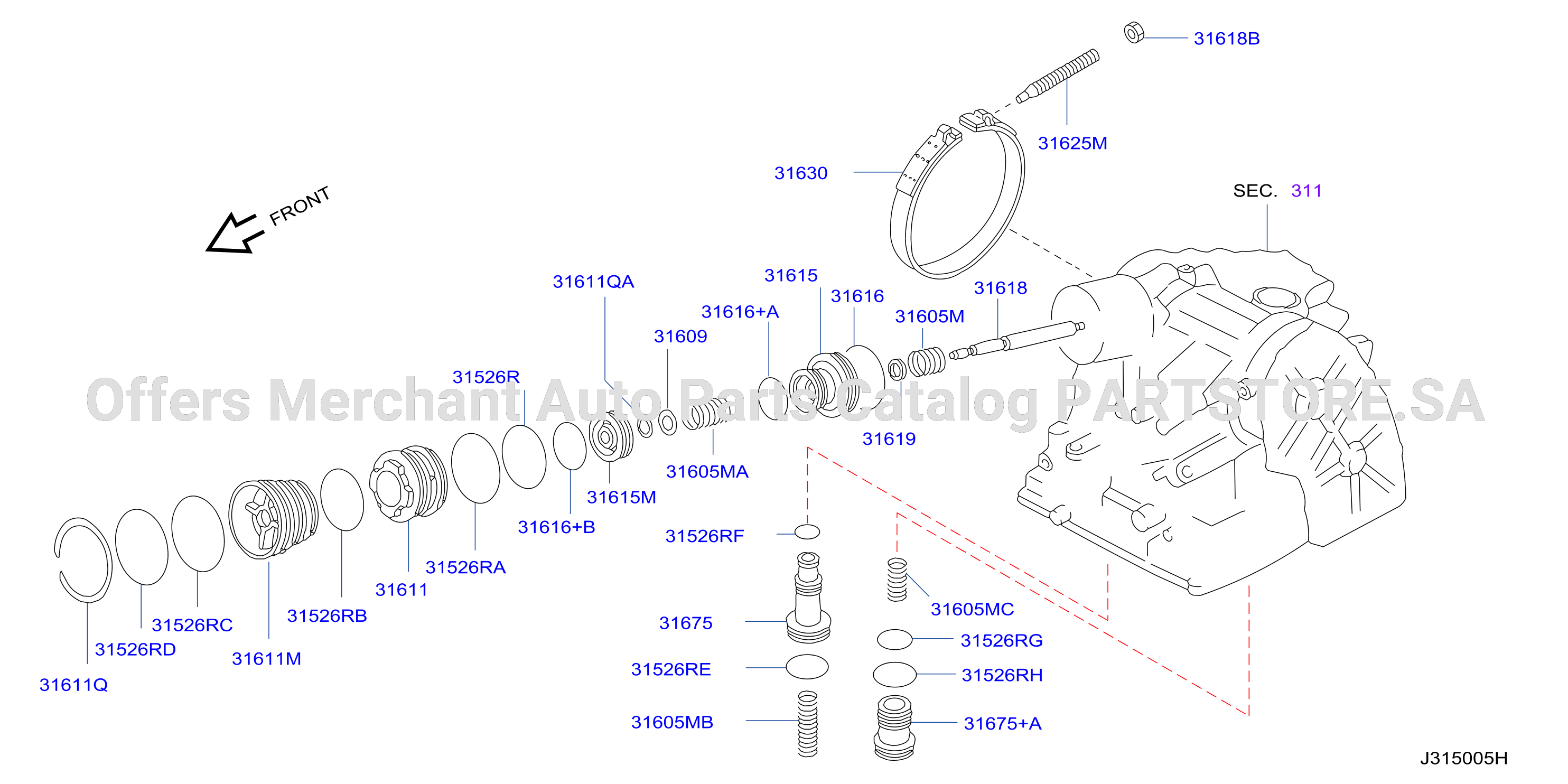 Clutch Band Servo Servo Parts