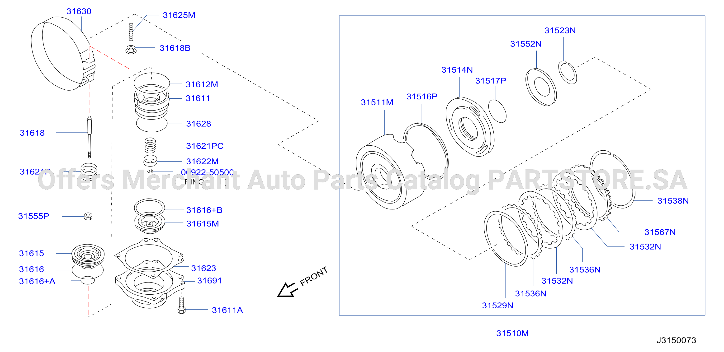 Clutch Band Servo Servo Reverse Clutch
