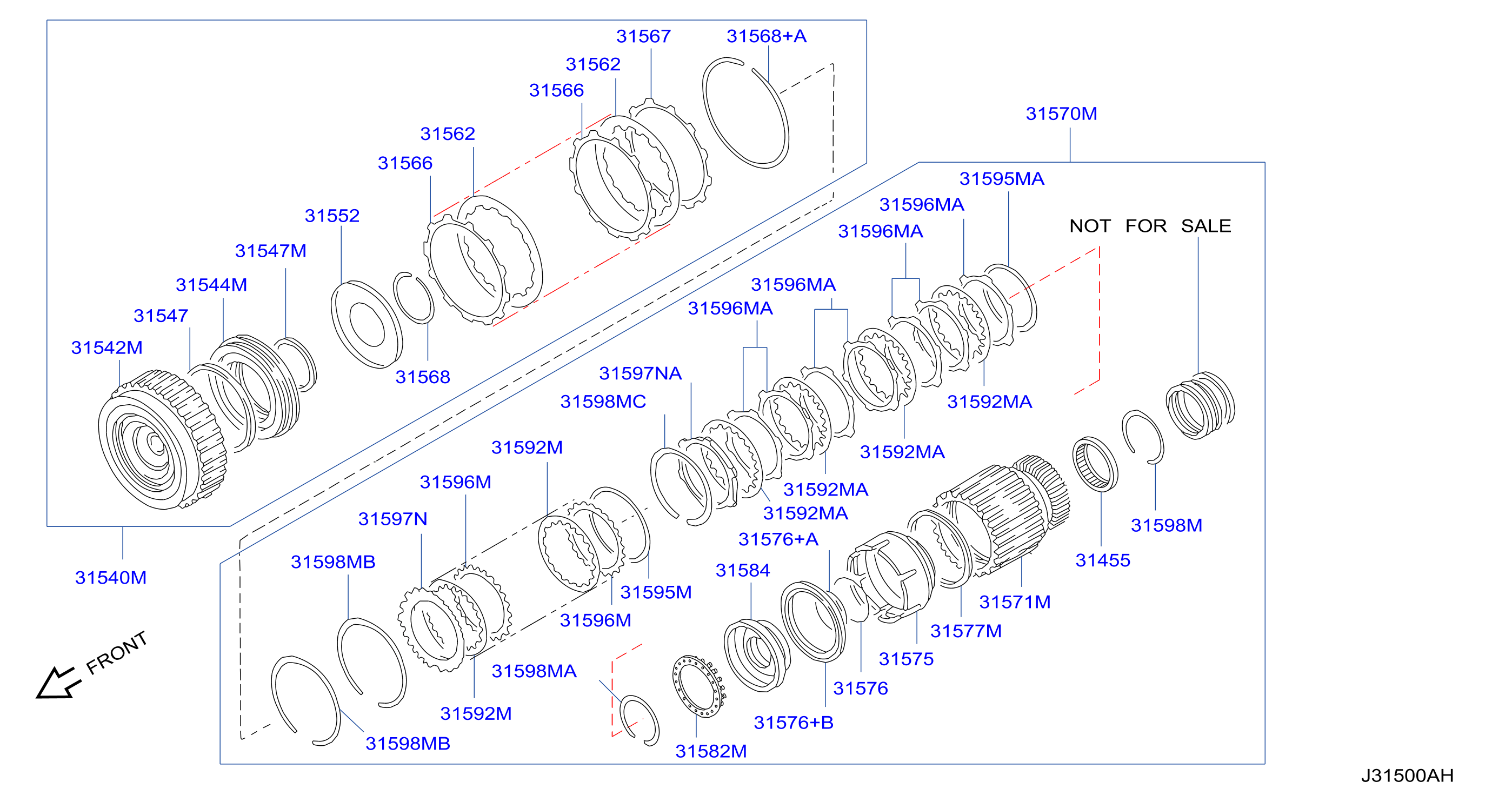 Clutch Band Servo Low Reverse Clutch Parts