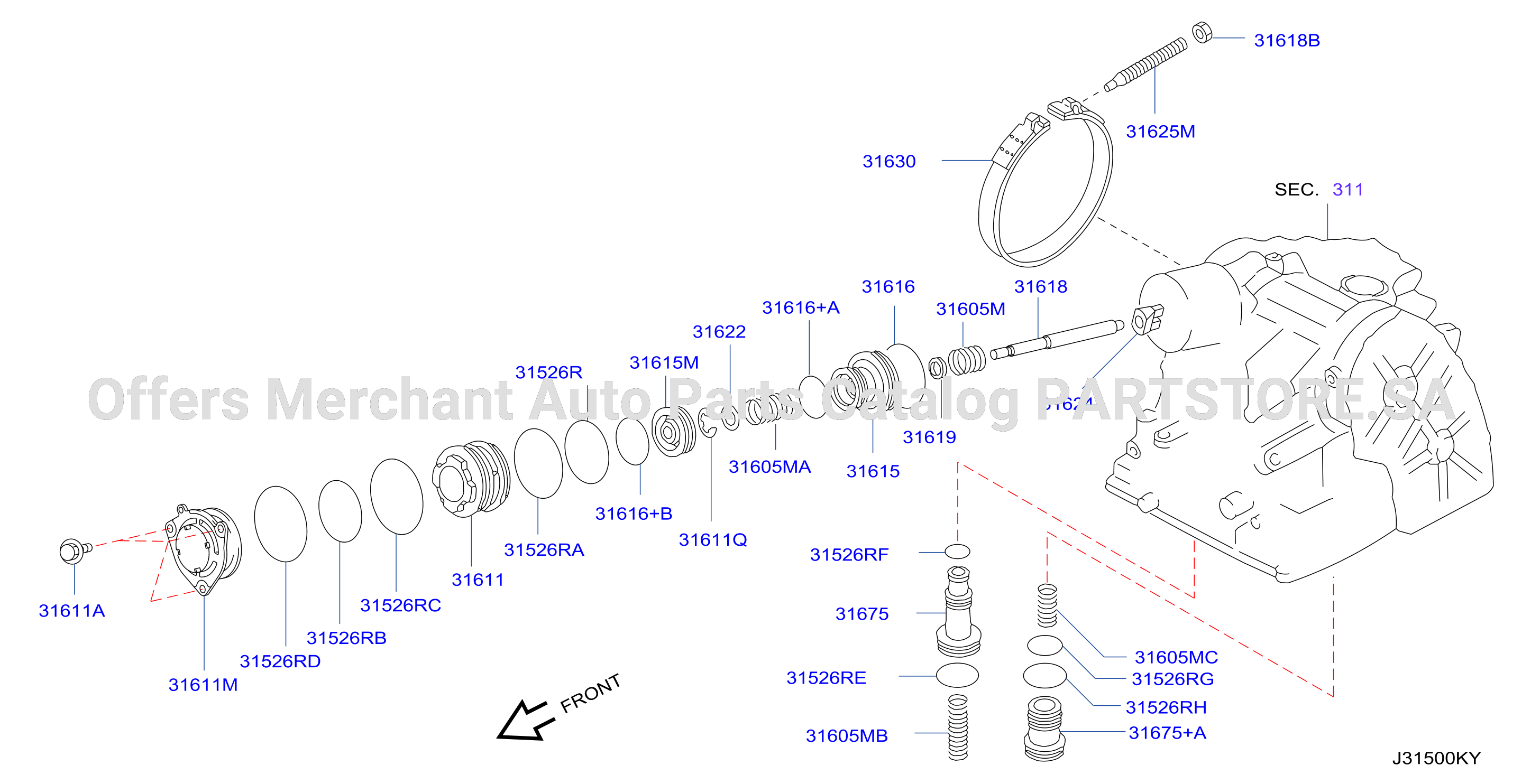 Clutch Band Servo Servo Parts