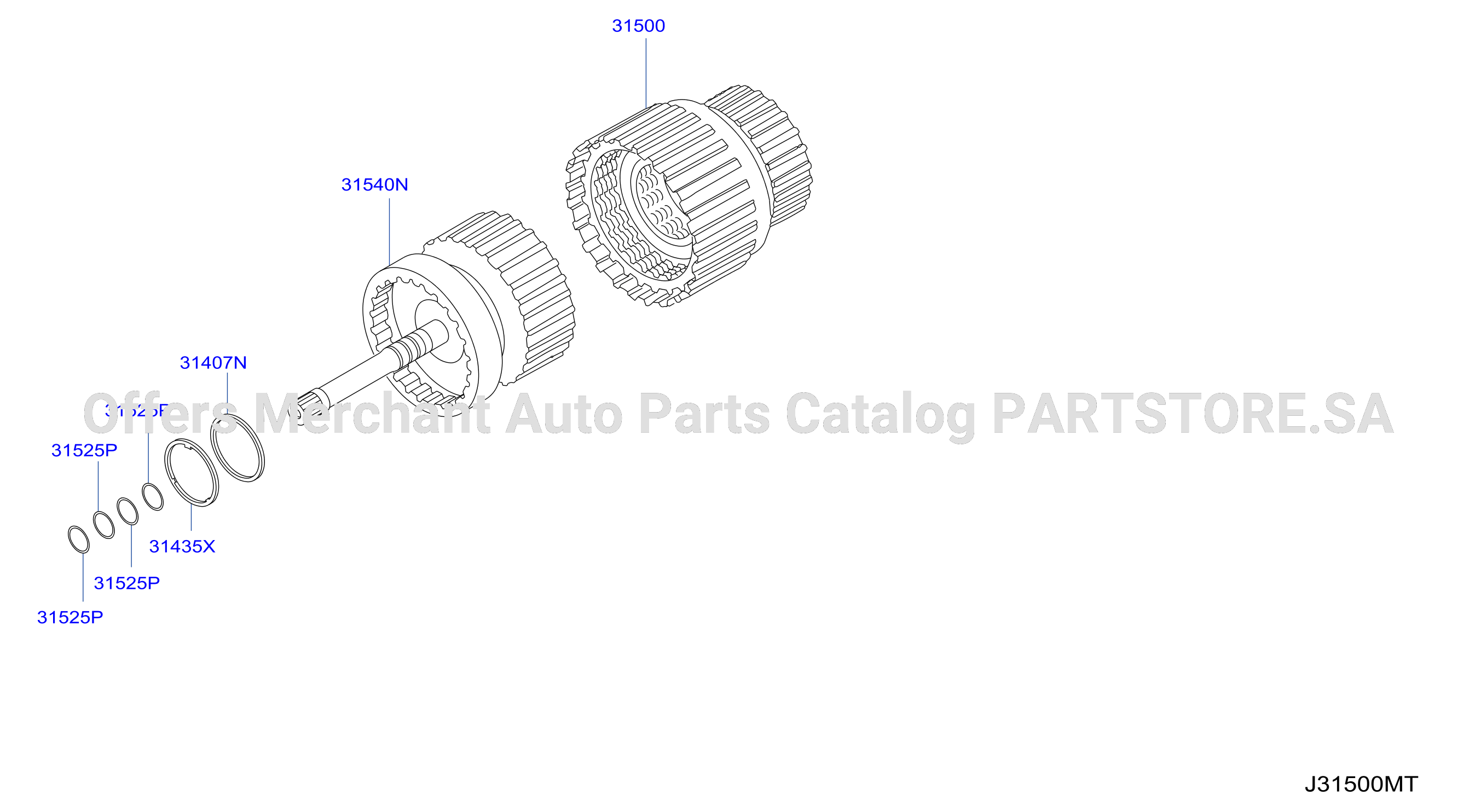 Clutch Band Servo Low Reverse Clutch Parts