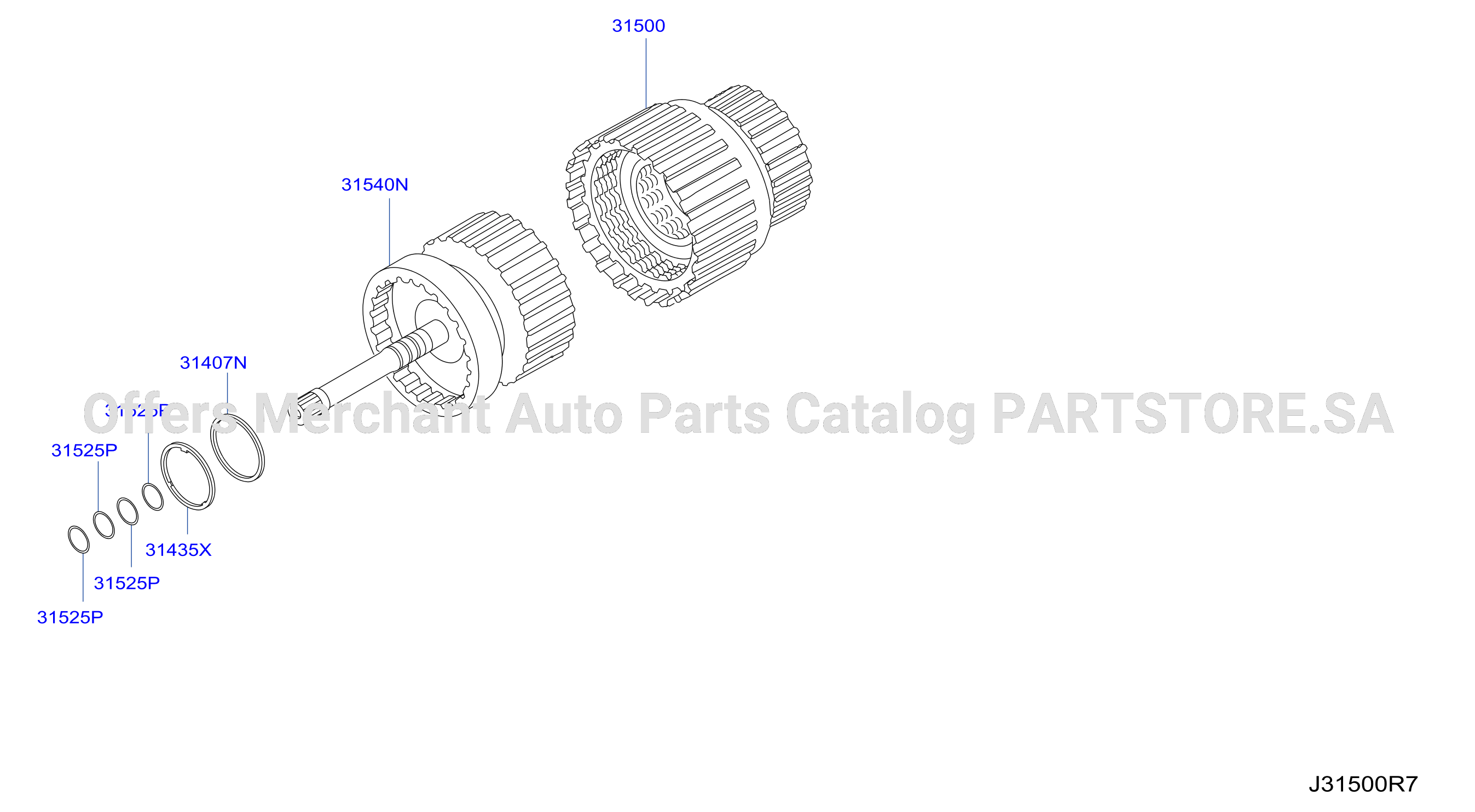 Clutch Band Servo Low Reverse Clutch Parts