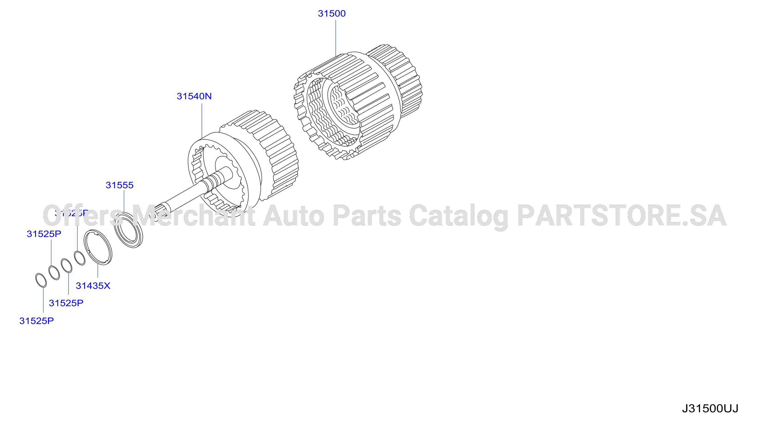 Clutch Band Servo Low Reverse Clutch Parts